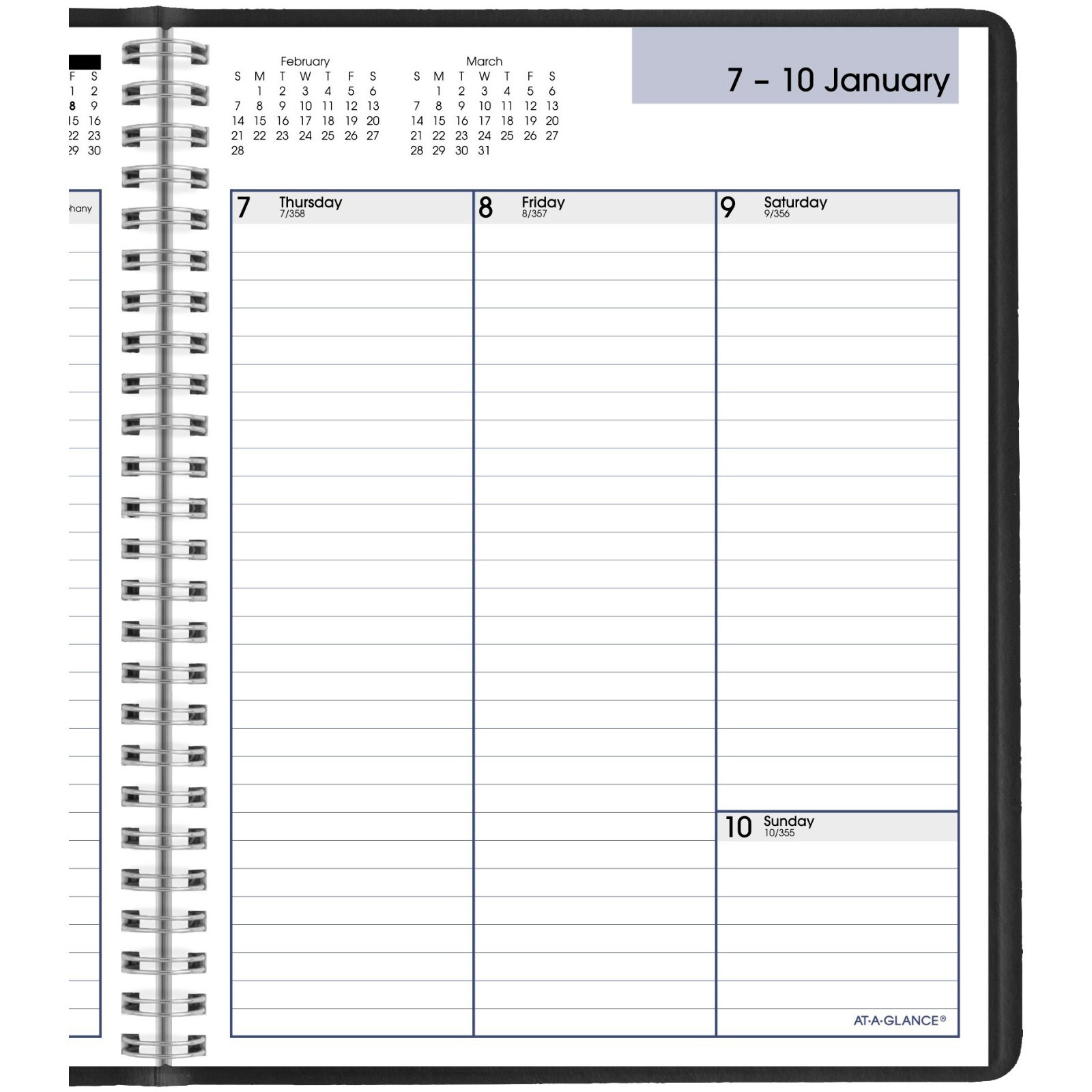 2026 At-A-Glance DayMinder G590-00 Weekly Planner 7 x 8-3/4″