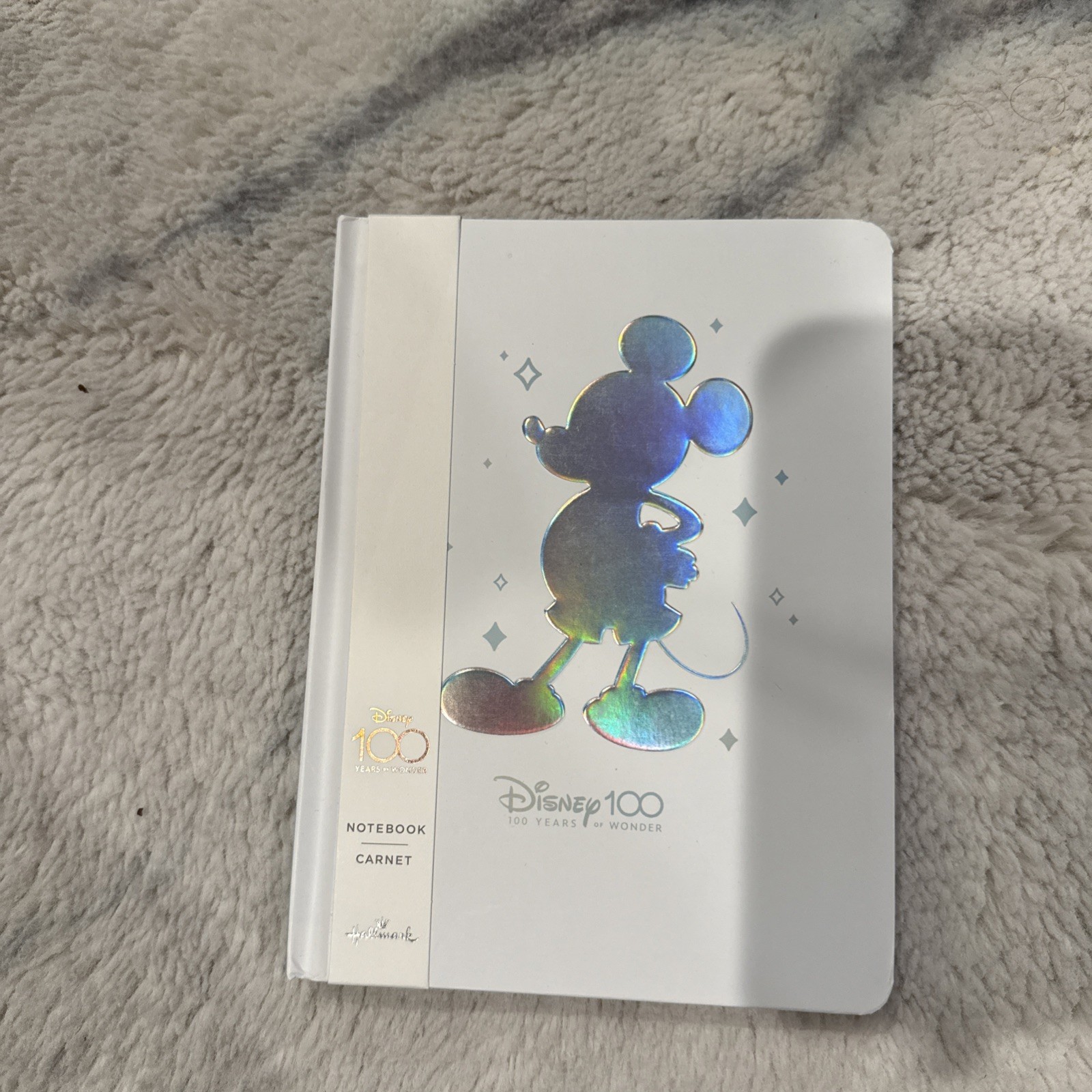 Disney 100 years of wonder 160 lined pages Journal featuring Mickey Mouse white
