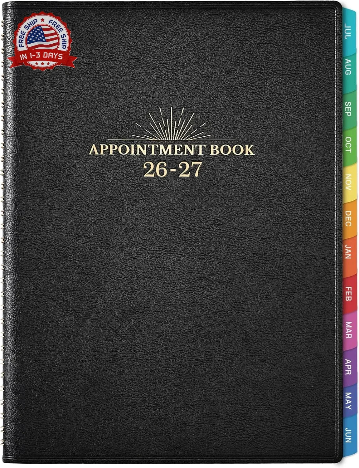 Appointment Book & Planner 2026-2027 – Daily Hourly Planner 2026-2027, 8.5″ x 11