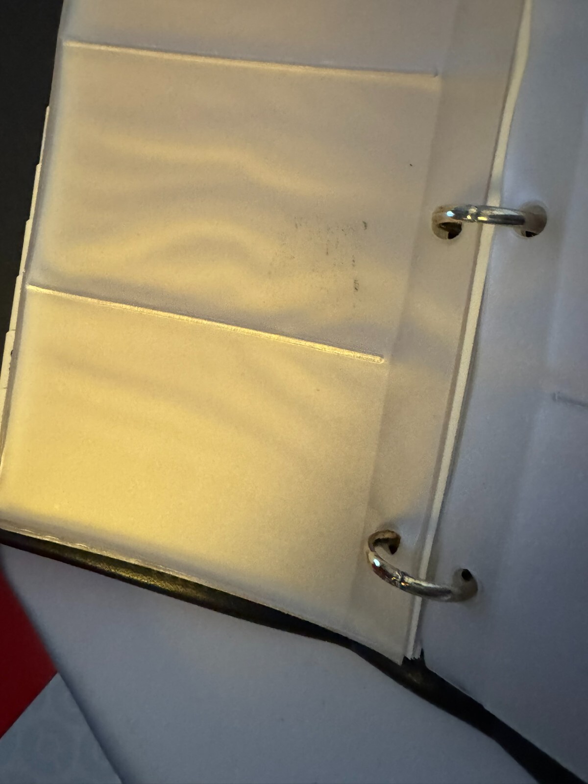 Vintage Hazel Faux Leather Folder Business Cards Organizer Made in USA 8″L x5″W