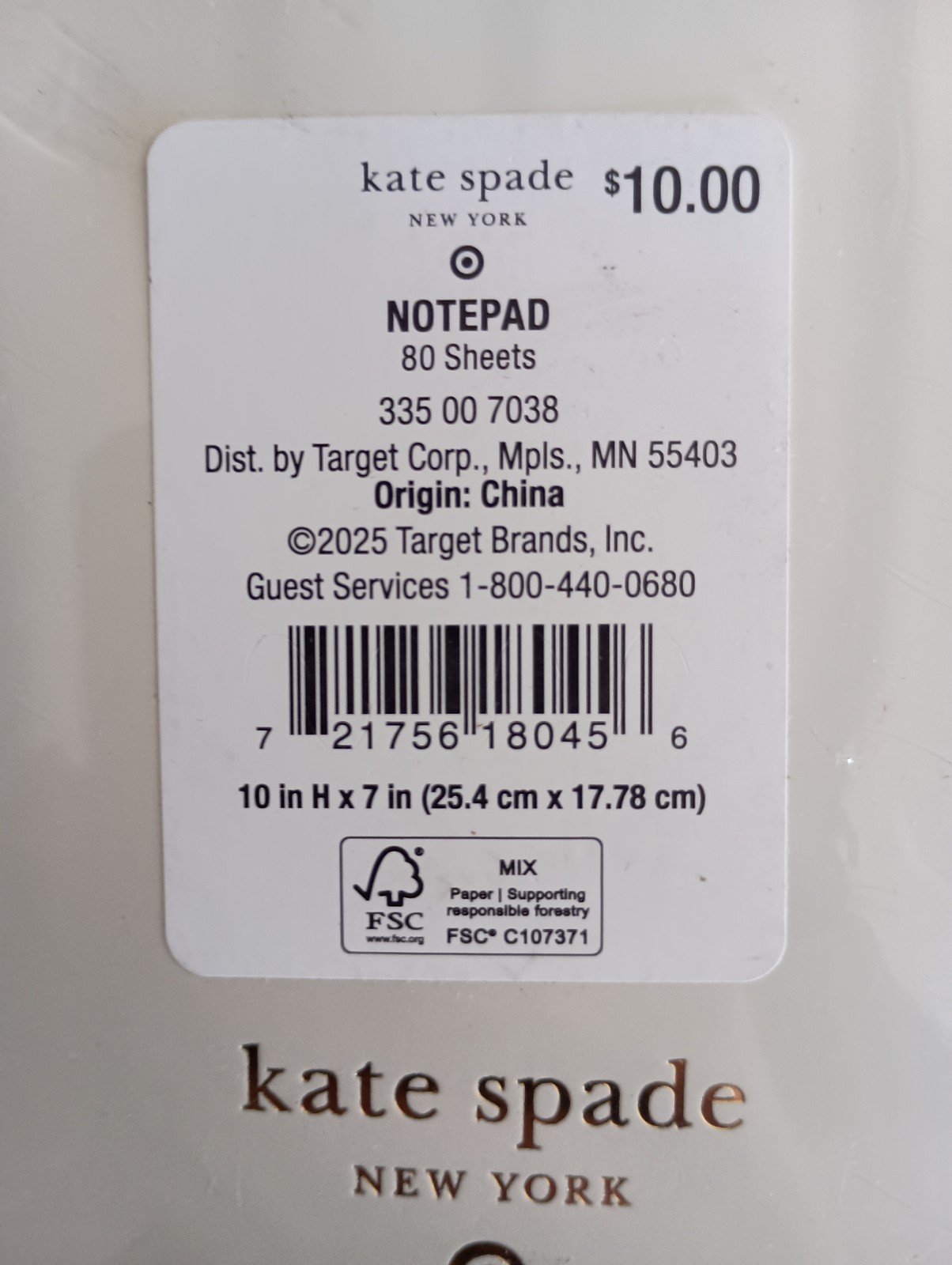 Kate Spade Event Planning Notebook 80 Sheets New