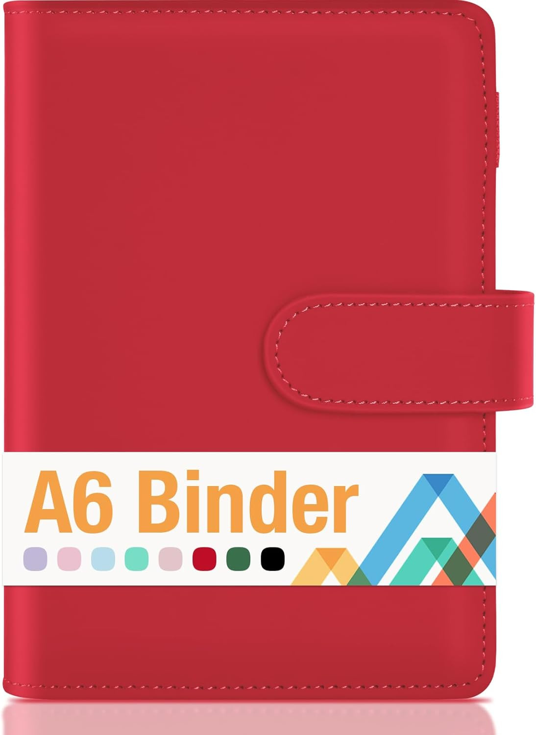 A6 Notebook Binder, 6 Ring Planner Binder A6 PU Leather Notebook Binder, Loose L