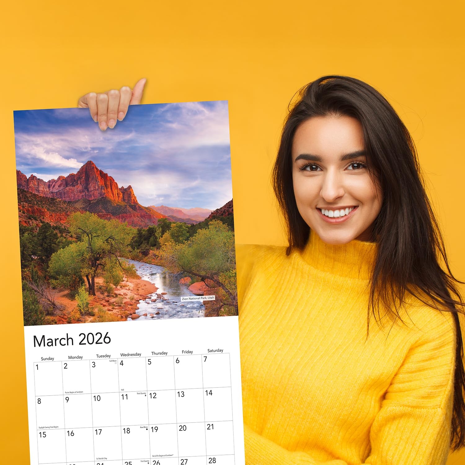 Favor Parts National Parks Calendar 2026 – Hangable Wall 2026