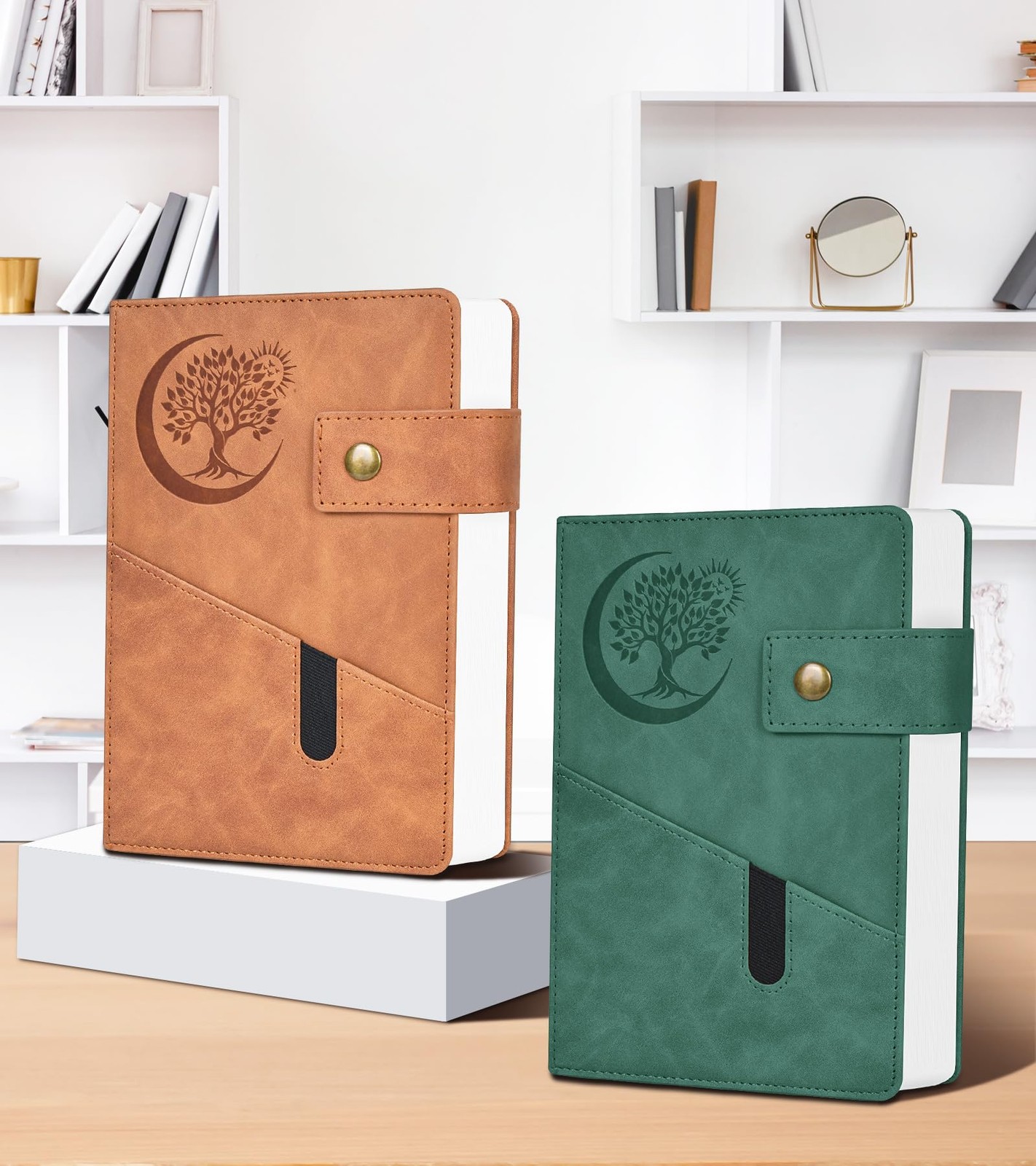PAIBAS 365 Page Thick Lined Journal Notebook A4 size (8.5in x 11in), Green