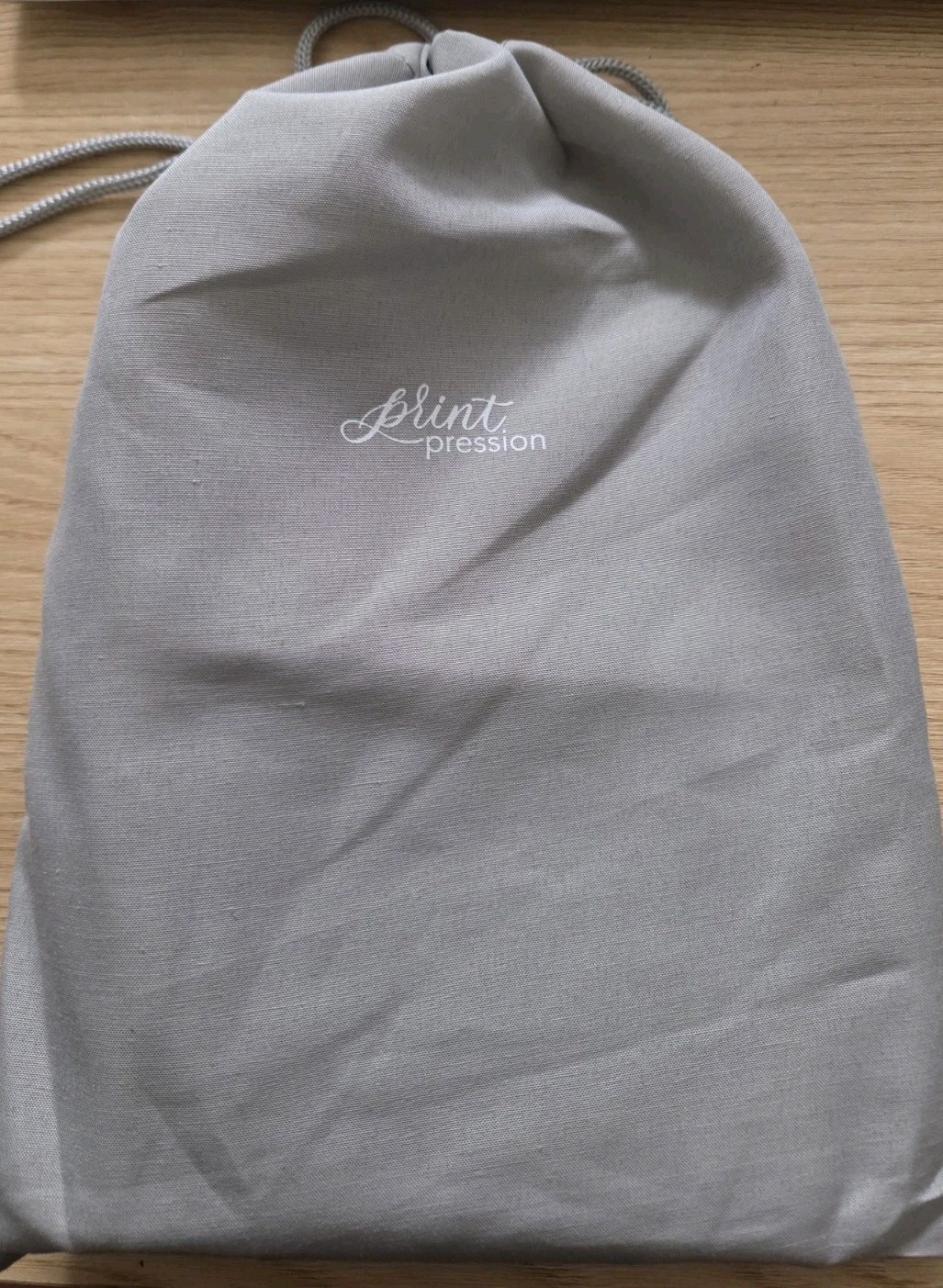 Print Pression Personal Size Planner Elastic Closure in Taupe EUC
