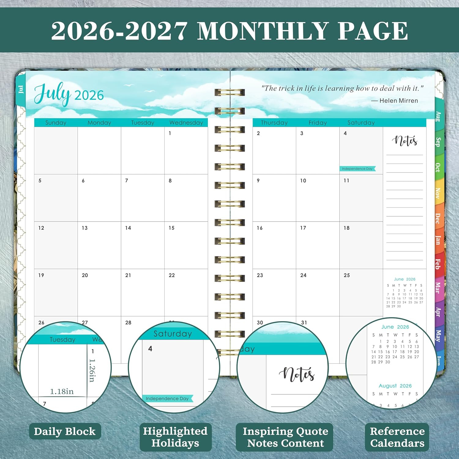 Planner 2026-2027 – Academic Planner 2026-2027, Jul. 2026 – Jun. 2027, 26-27 Pla