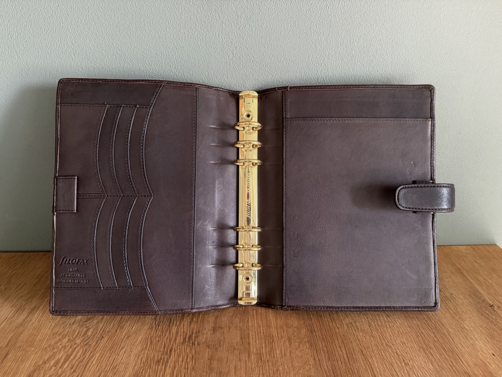 Filofax Siena A5 Organiser Vintage Antiqued Leather