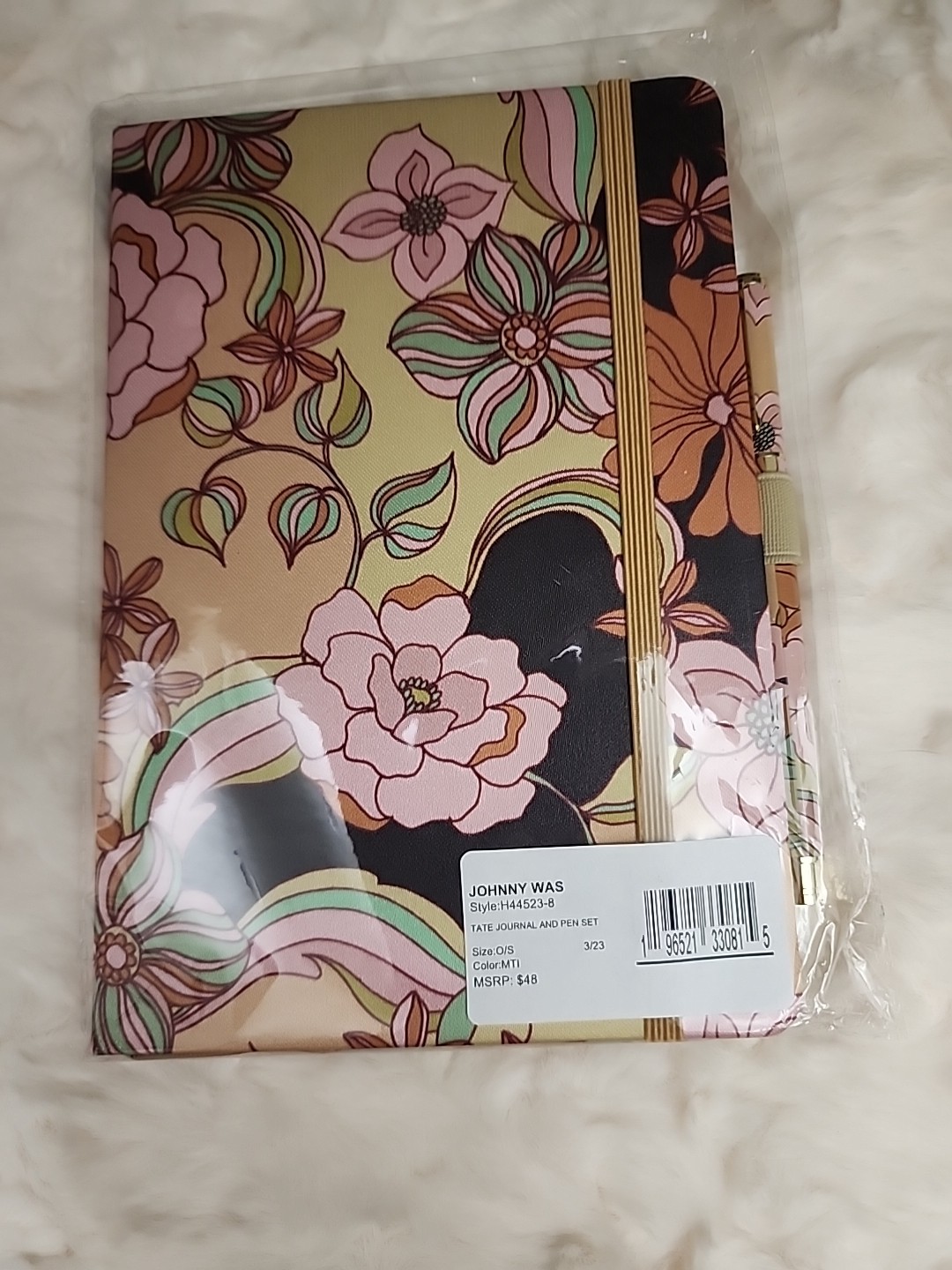 Johnny Was Tate Journal and Pen Set New with Tags Never Used