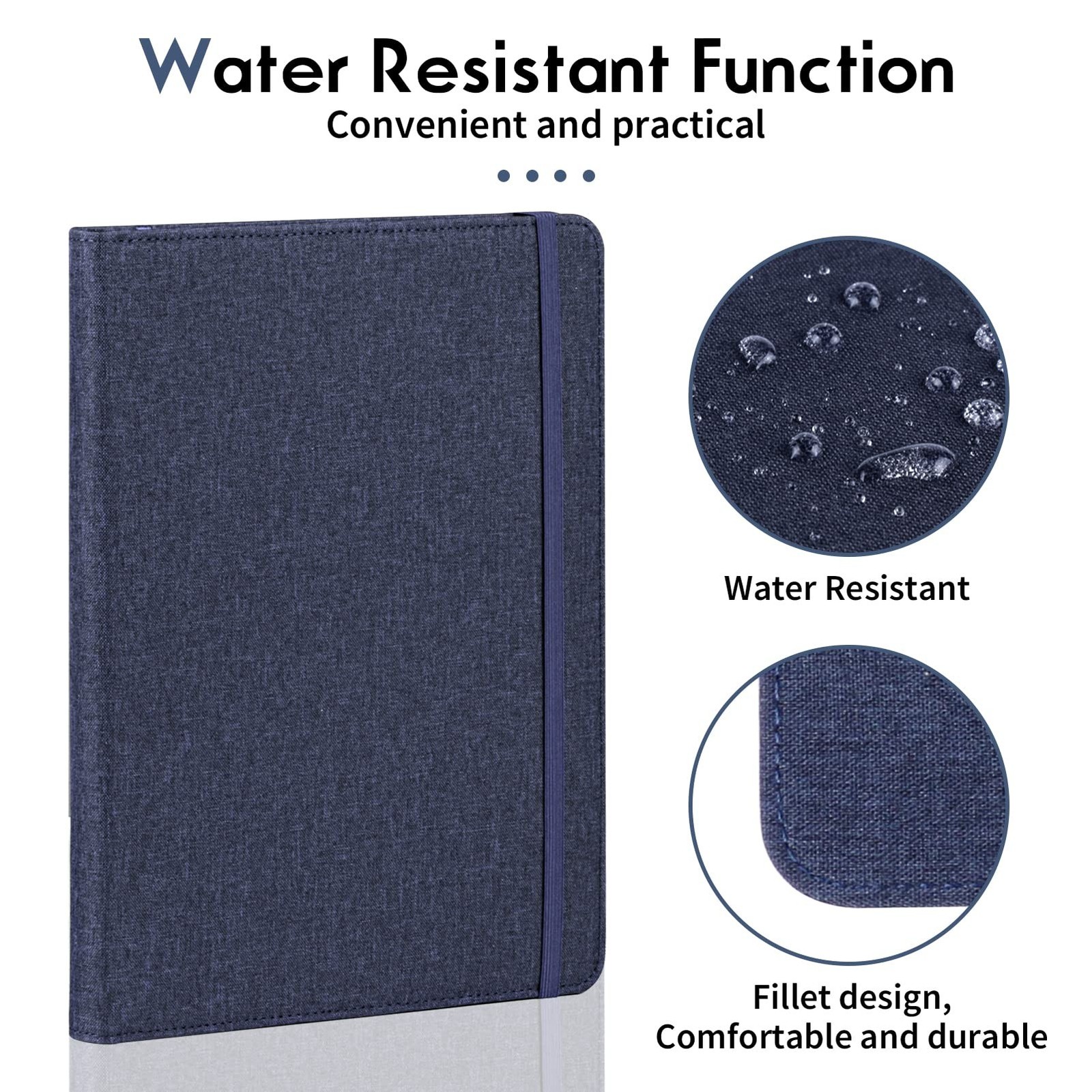 Folio Cover for Rocketbook Fusion, Portfolio Organizer, Waterproof Fabric, Mu…