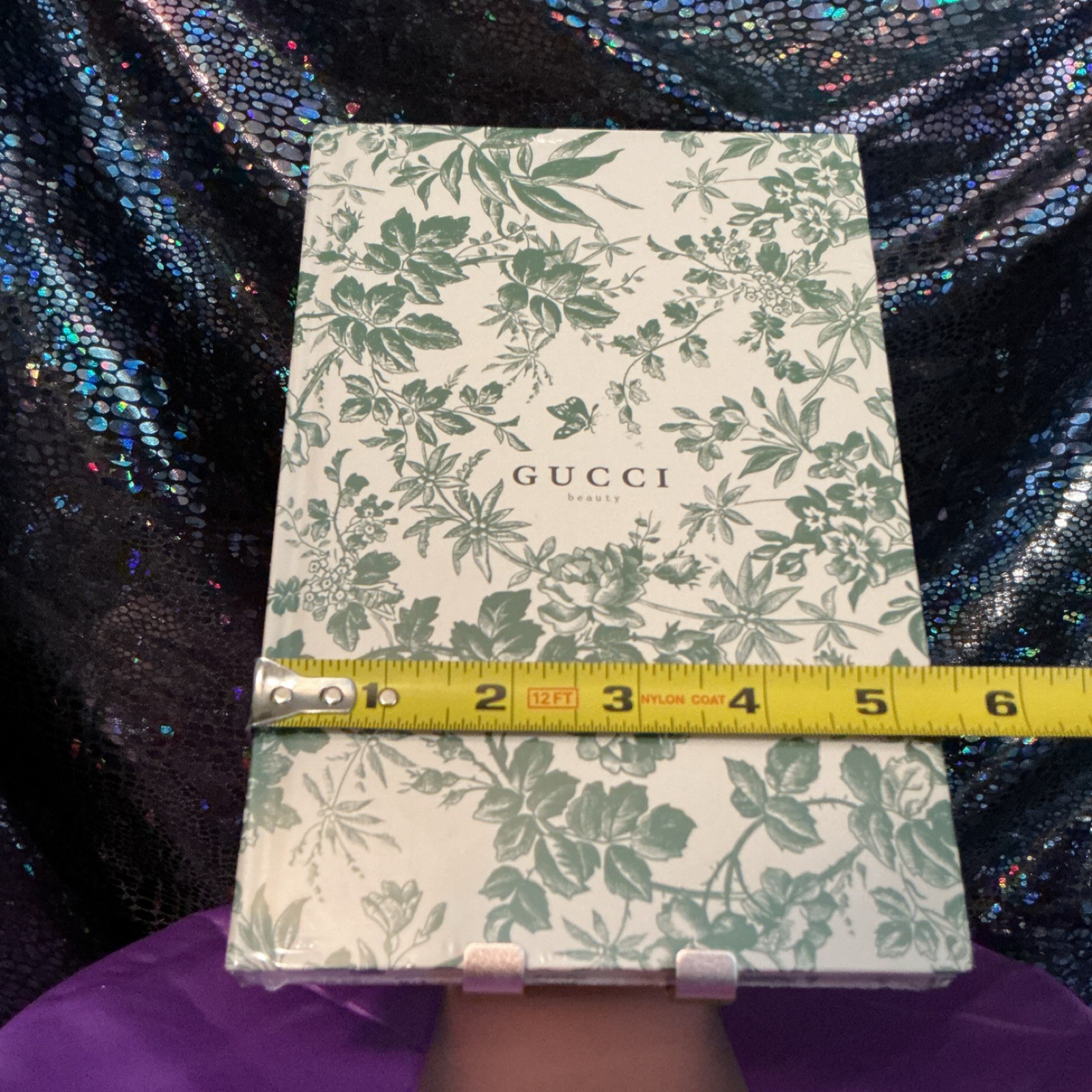 Gucci Beauty Floral Green and White Blanket Notebook Sealed