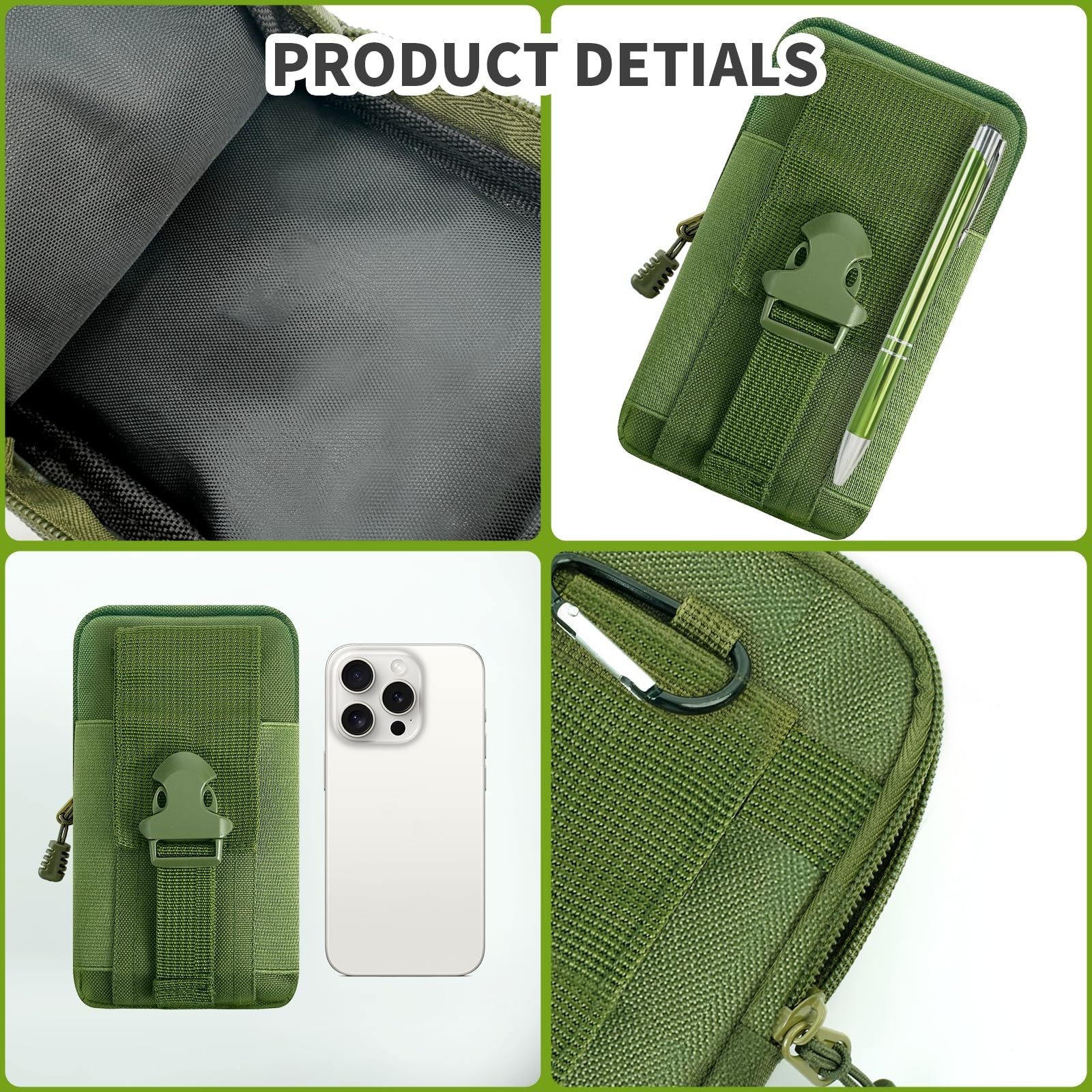 6Pcs Write in the Rain Notebook Waterproof Pocket Notebook Green