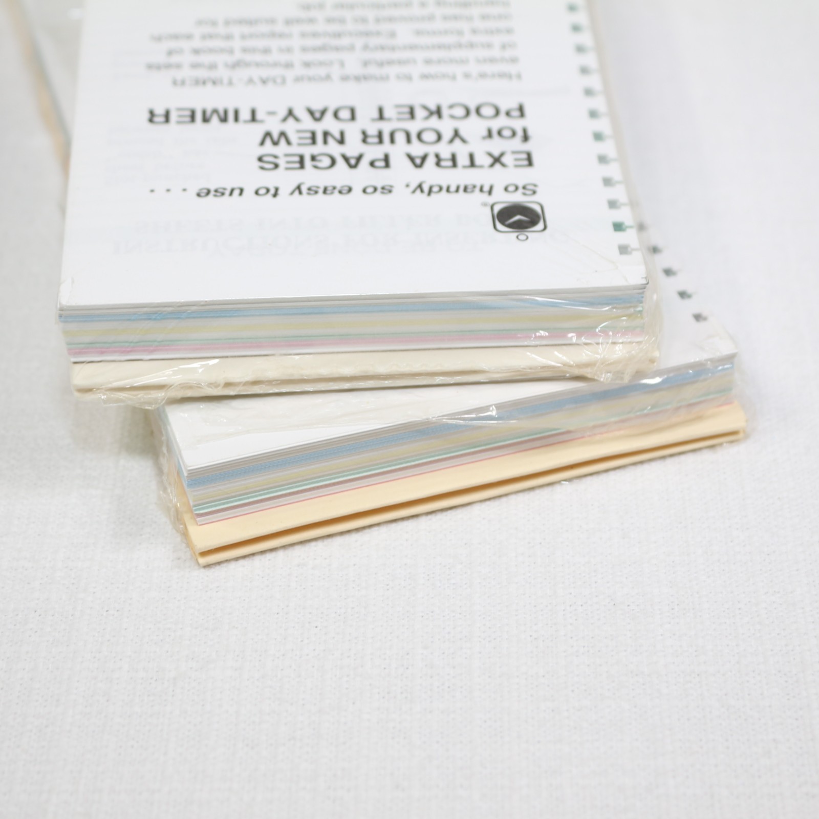 Pocket Day-Timer Extra Pages Spiral 6.5″ x 3.5″ Quantity of 2