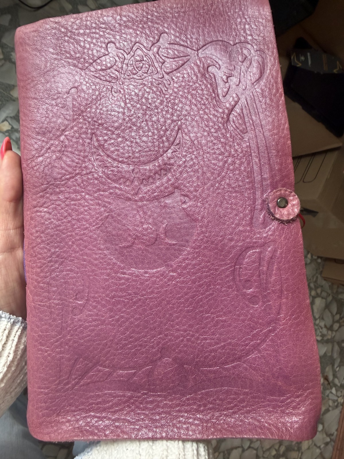 GRIMOIRE, Leather Purple