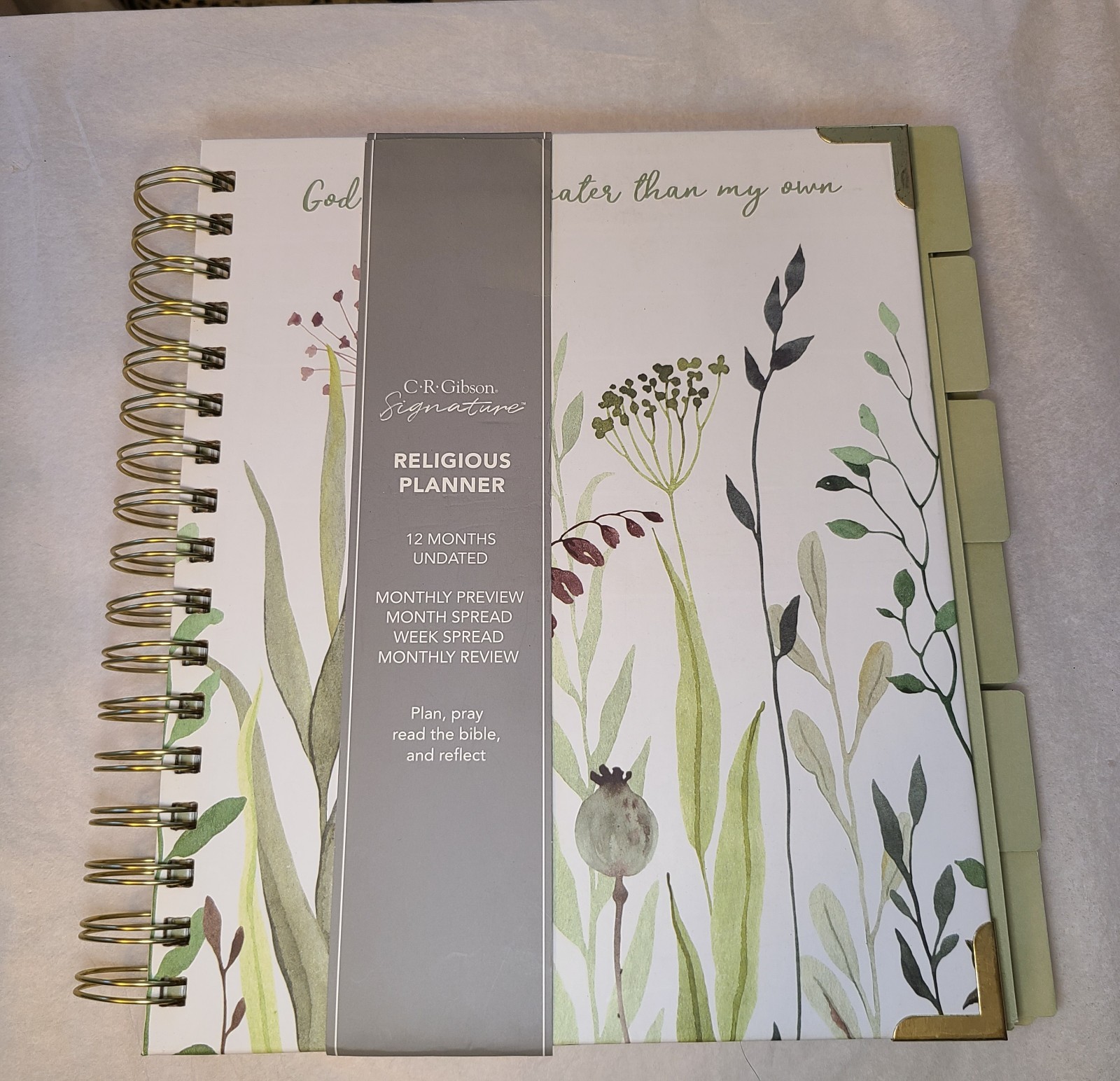 12 Month Undated Religious Planner