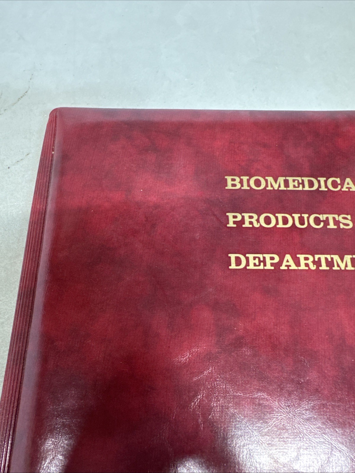 Vintage DuPont Biomedical Products Dept A Personal Case Writing Legal Pad Folio