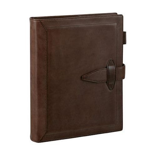 Da Vinci Grande Roromakura Chic System Diary A5Size Ring 30mm Dark Brown
