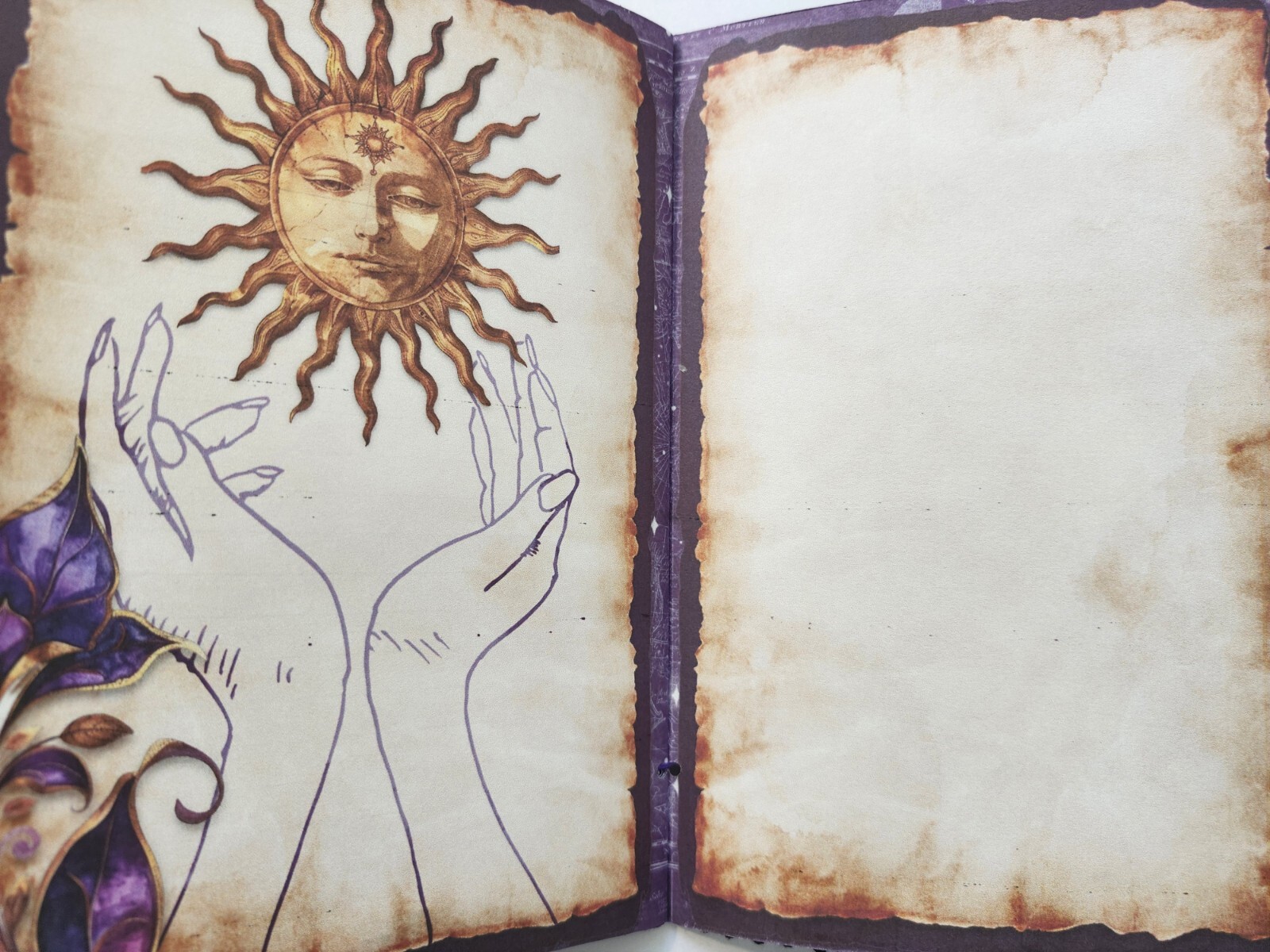 Junk Journal Booklet “MYSTIC 2” Fortune PSYCHIC HANDMADE Cards, Pockets +More!