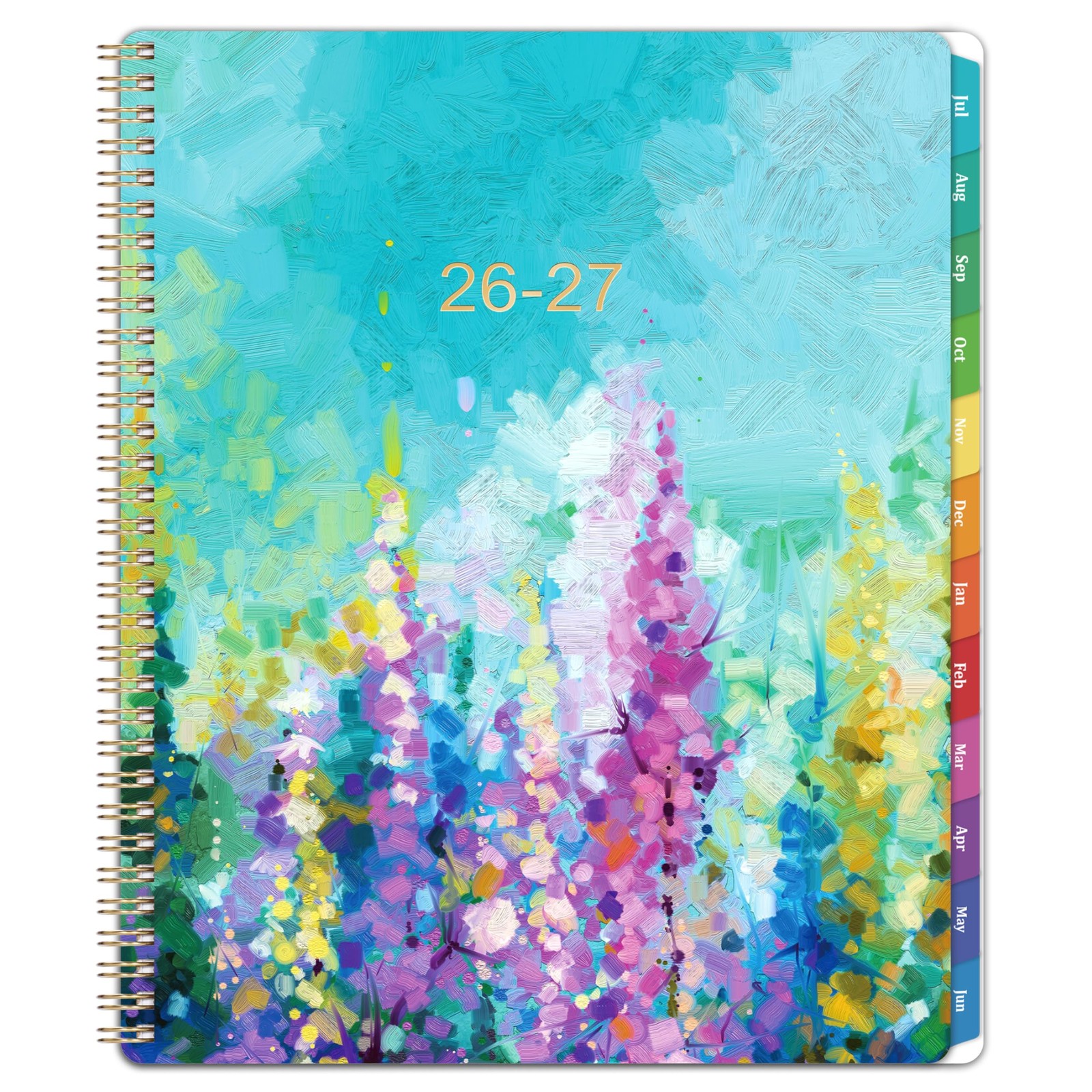 Planner 2026-2027 – Academic 11″ x 8.5″ inches, Green-Purple