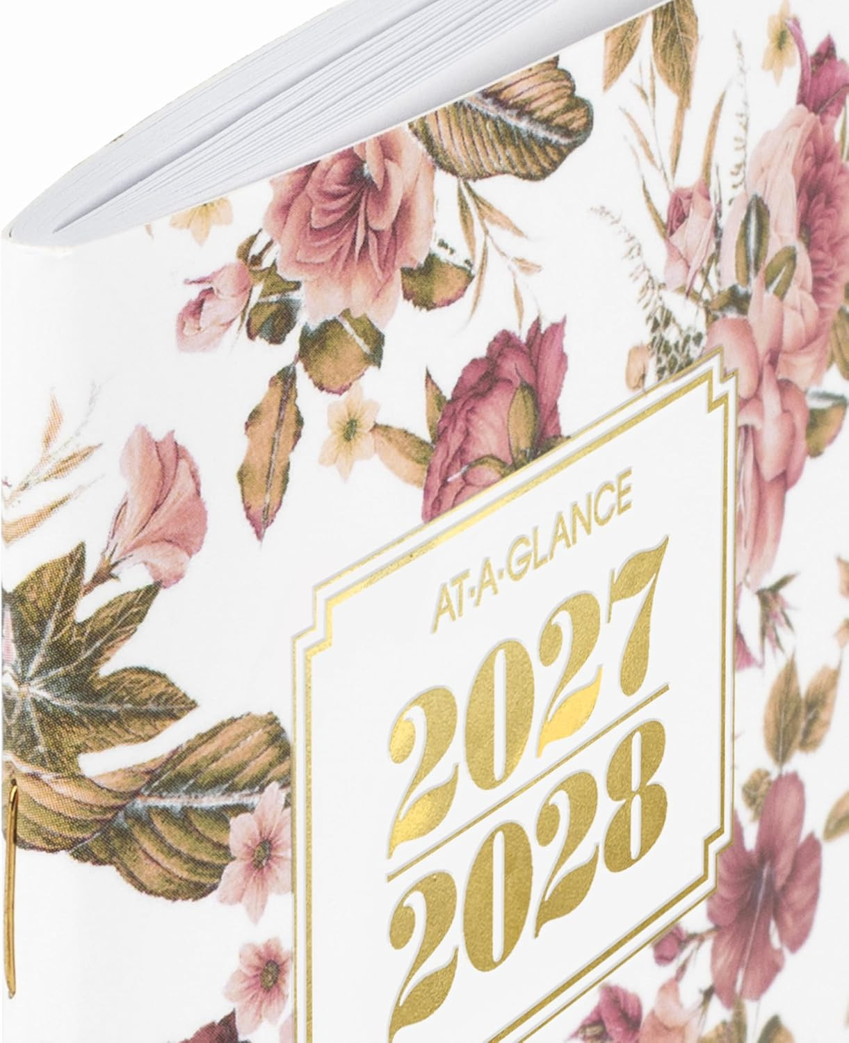 2027-2028 Floral Pocket Monthly Planner, 3.5″ x 6″, 2-Year Edition