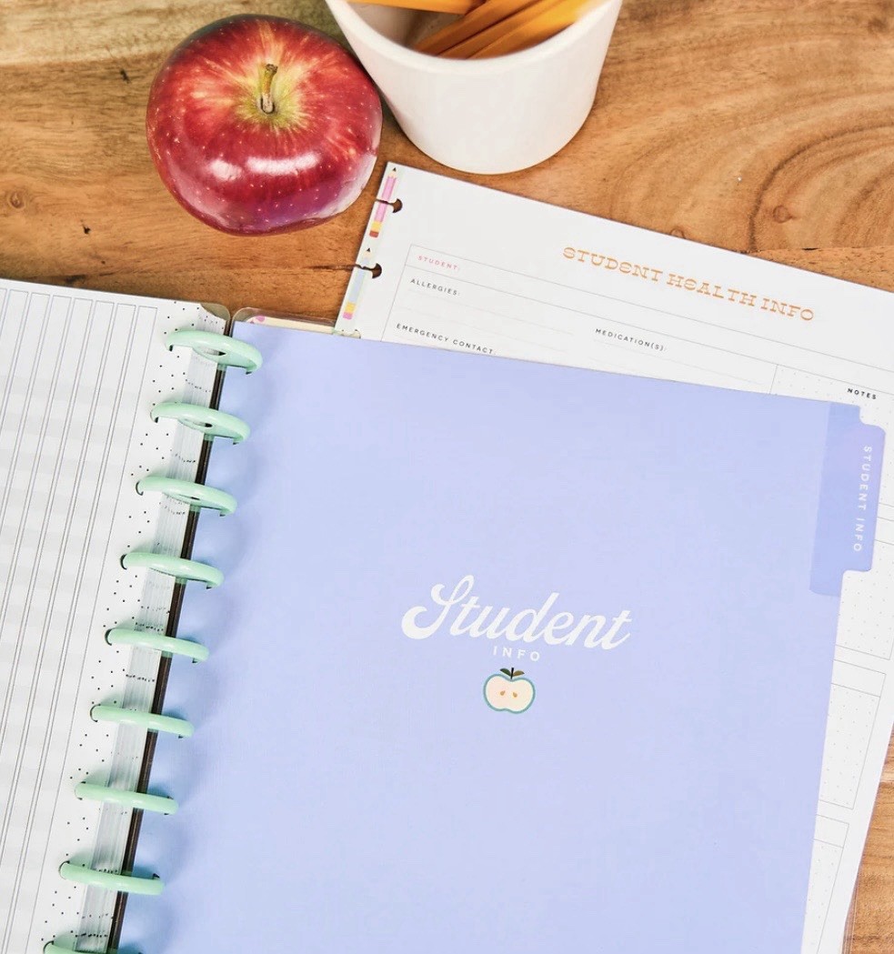 Happy planner – Mod TEACHER, PARENT & STUDENT INFO – BIG ACCESSORY PACK 42 PCS