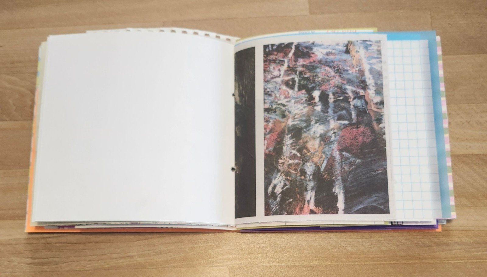 Colorful Floral Junk Journal Handmade 96 pages