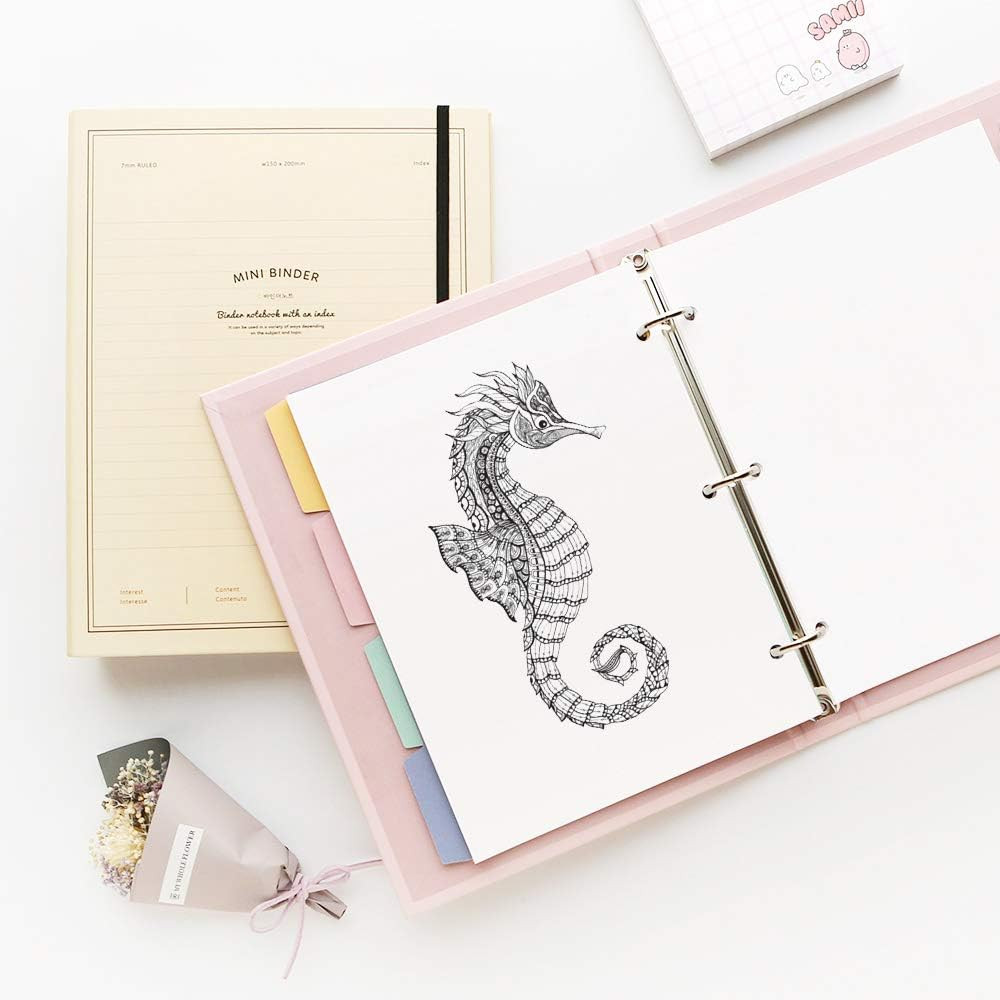 A5 Filler Paper, 3 Hole Planner Refills, Organizer, Binders, Total 100 Sheets/20