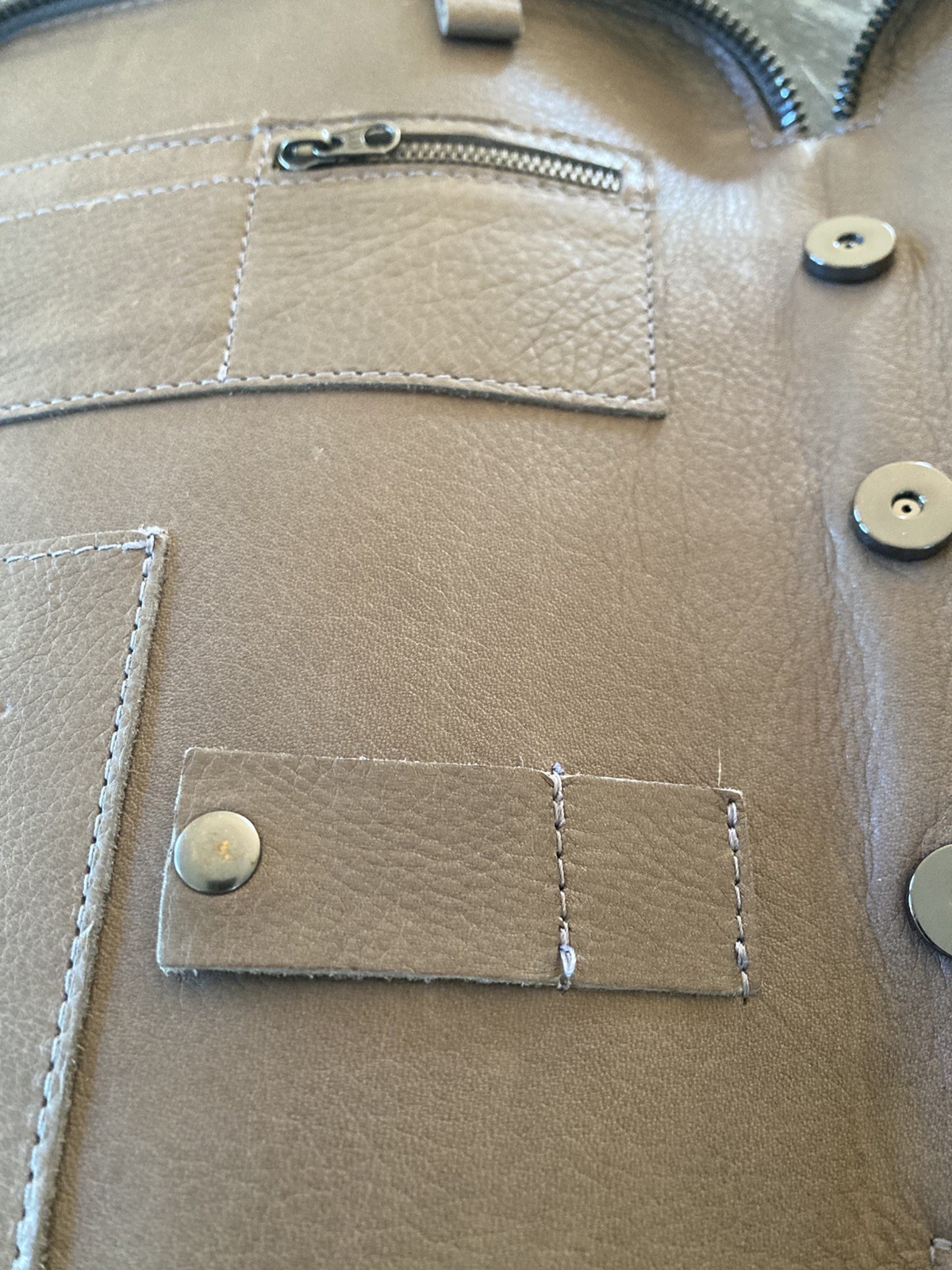 This Is Ground Mod Tablet Leather Portfolio Organizer Case French Grey Taupe