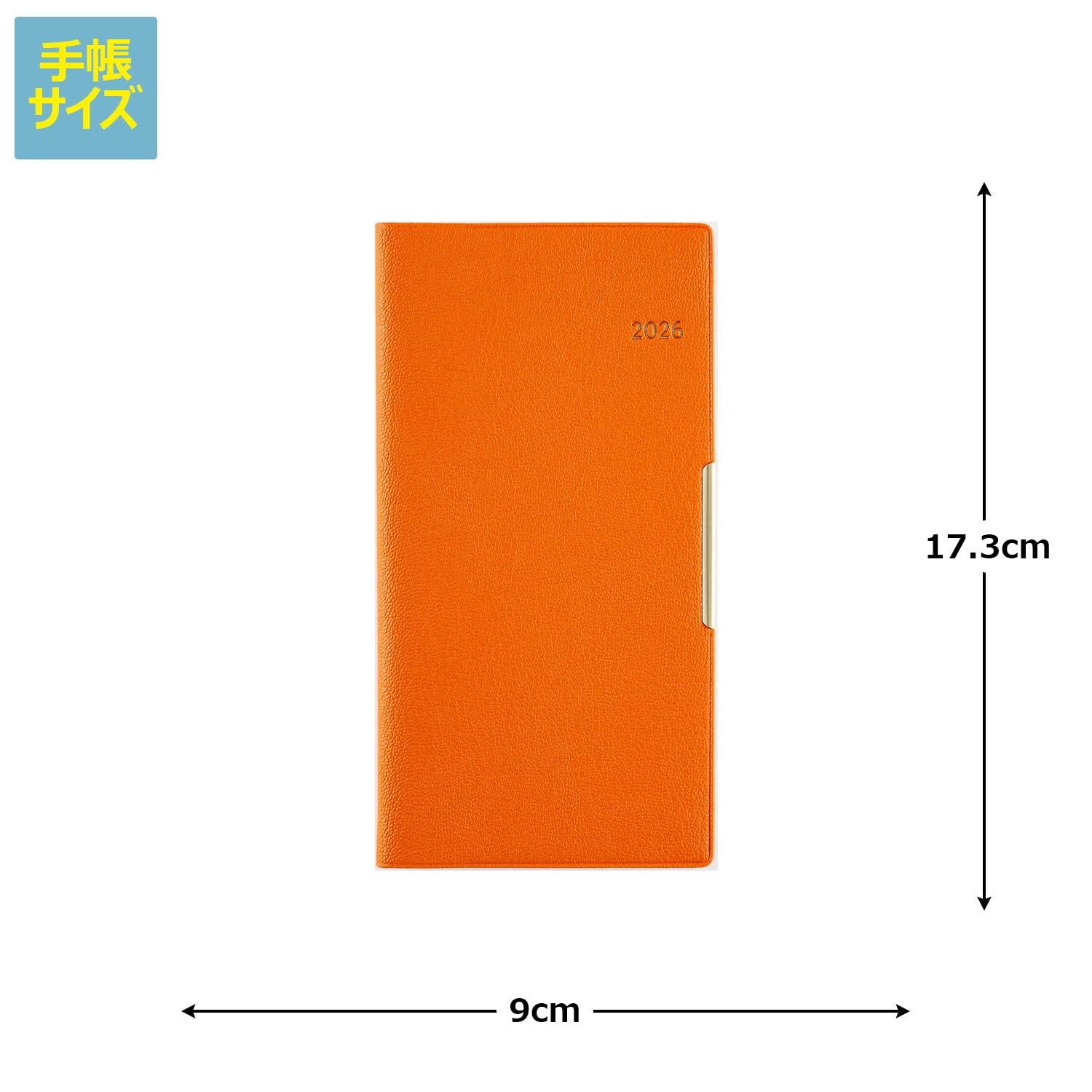 161 T’slim Planner, Takahashi Shoten, 2026 Edition, Orange, Monthly, Planner Siz