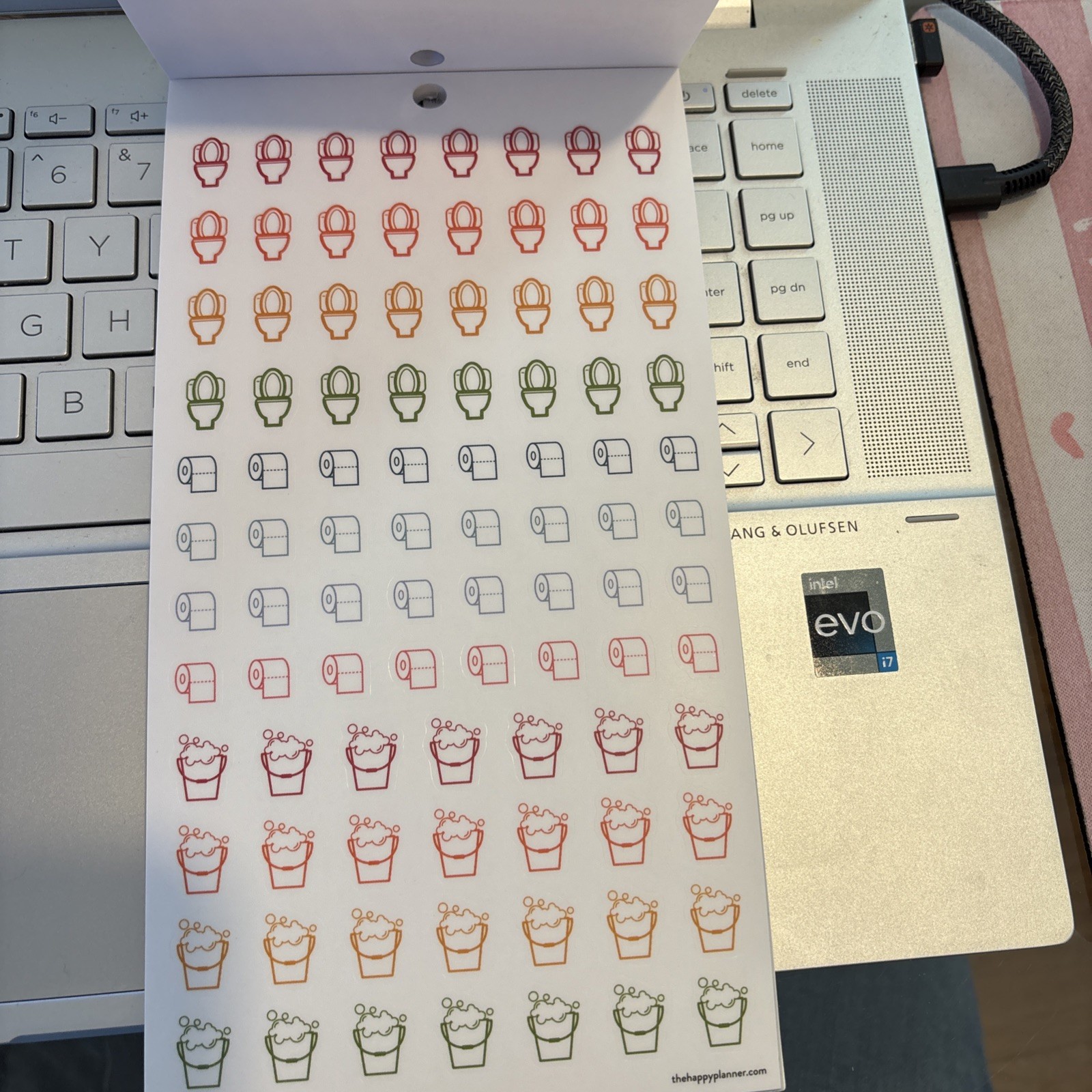 Happy Planner Stickers Daily Chores Value Pack 1403 Pieces Clean House Checklist