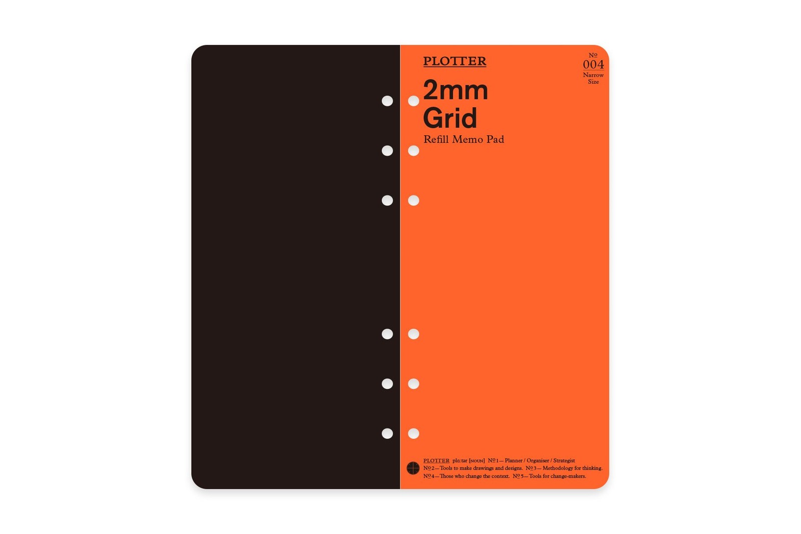 DESIGNPHIL Narrow Size PLOTTER 2mm System Planner Refill