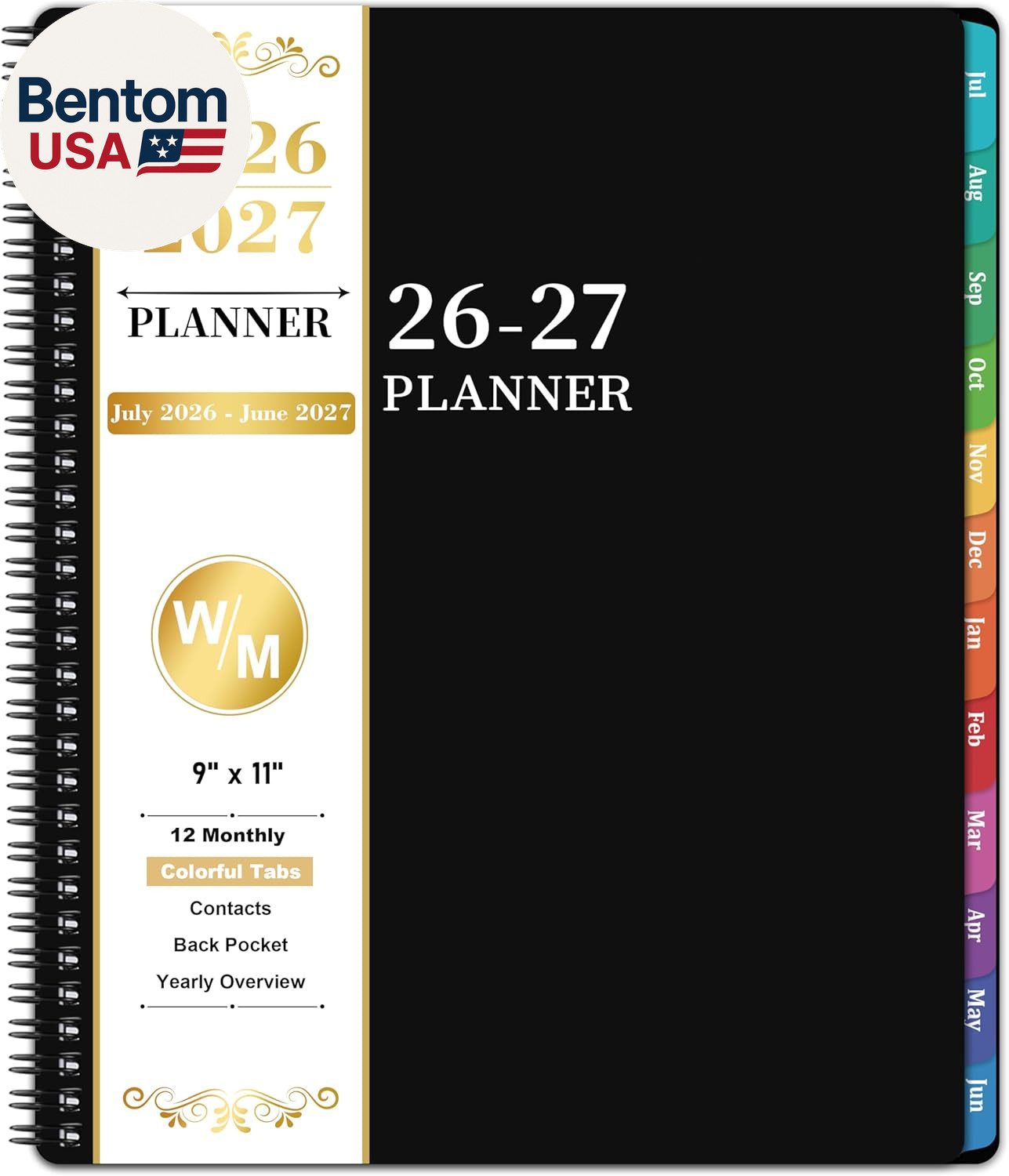 Planner 2026-2027 – Academic Planner 2026-2027, July 2026 – June 2027, 9″ X 11″,