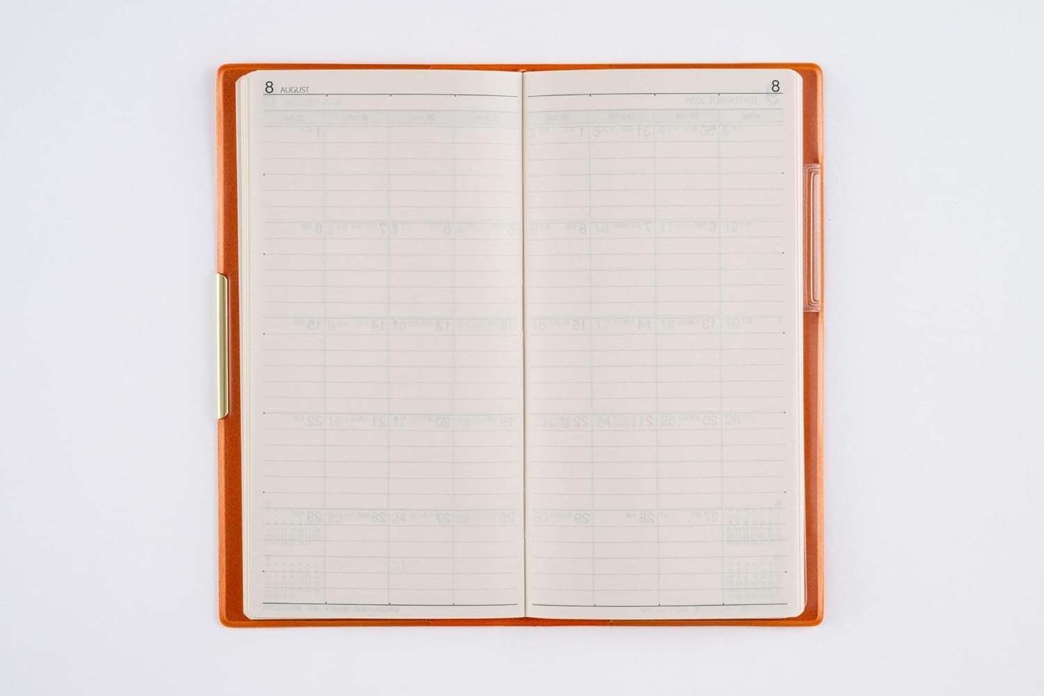 161 T’slim Planner, Takahashi Bookstore, 2026 Edition, Orange, Monthly, Planner