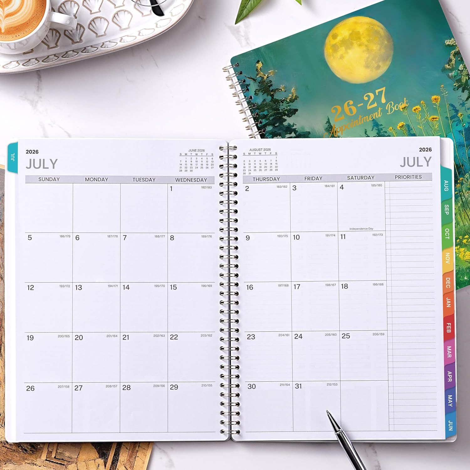 Appointment Book 2026-2027 – 2026-2027 Daily Hourly Planner, July 2026 to June 2