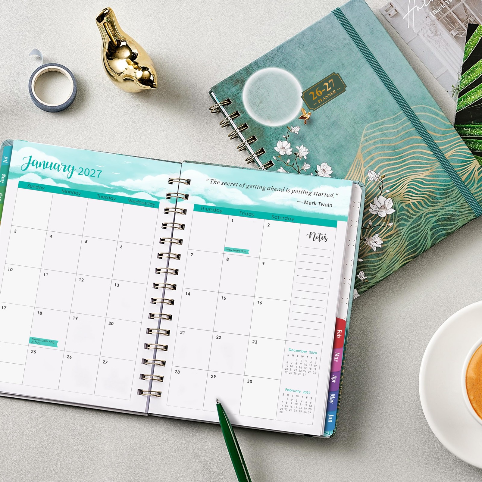 Planner 2026-2027 – JUL 2026 – JUN 2027, Academic Planner 2026-2027, Weekly a…
