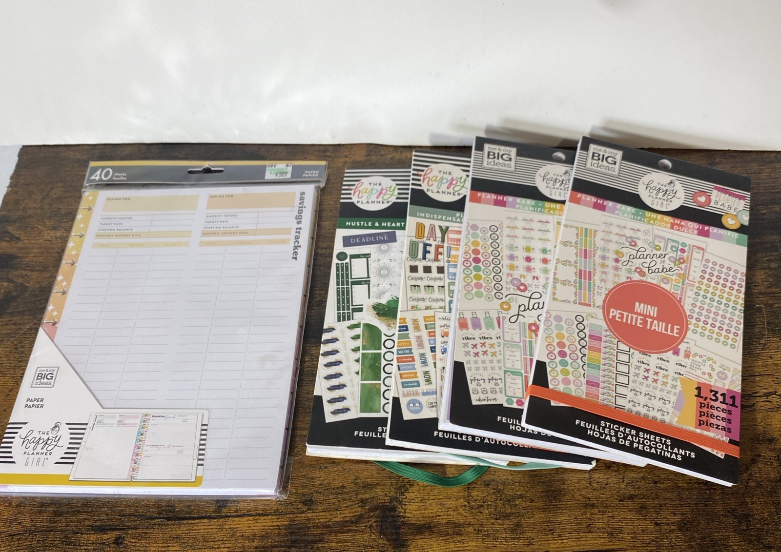 The Happy Planner Sticker Sheets Pad Lot & Paper Lot New