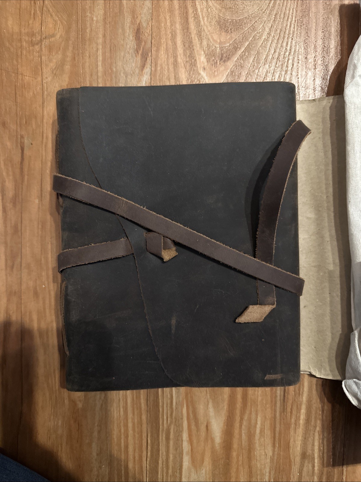 Leather Journal Lined MOONSTER® Leather Bound 8×6