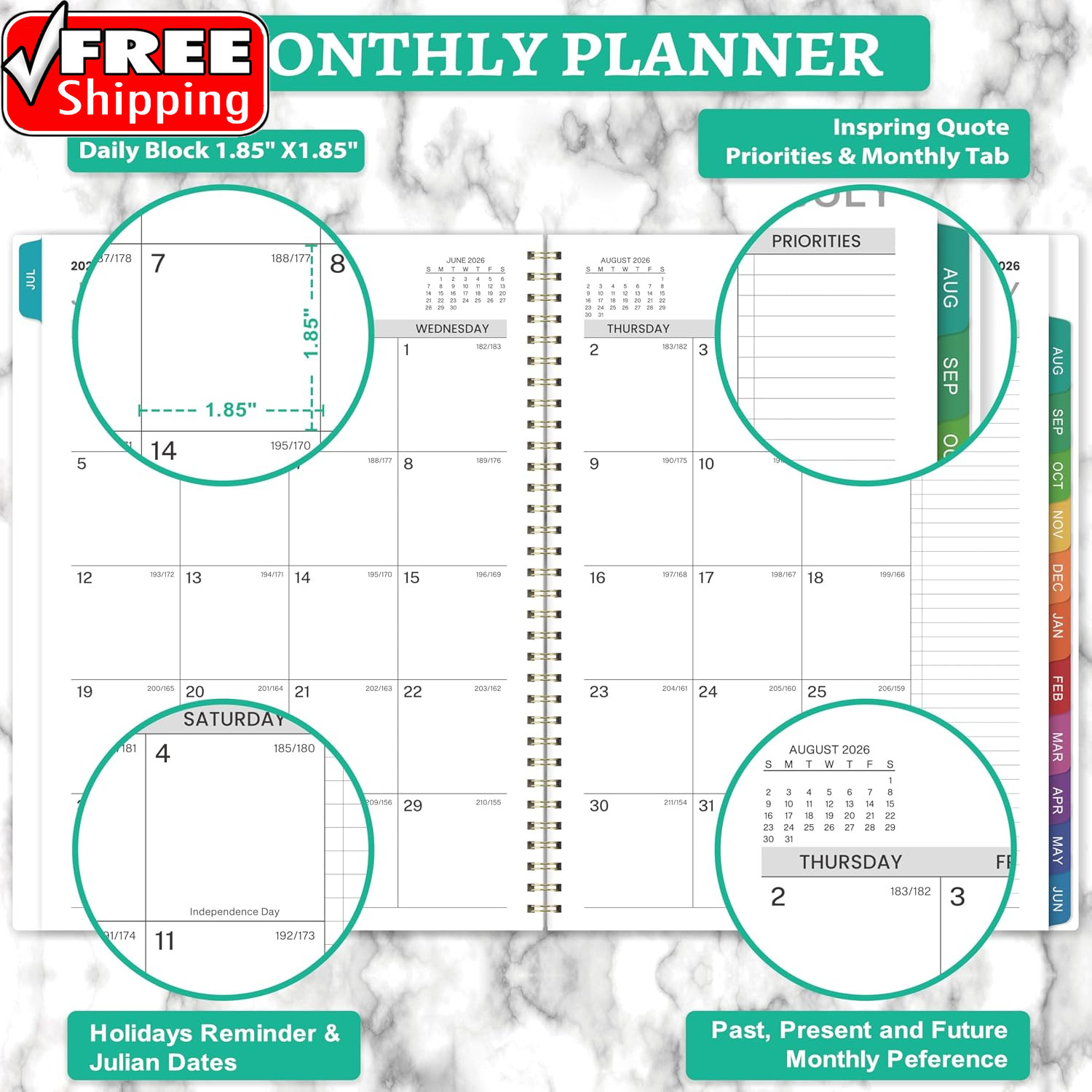 Appointment Book – 2026-2027 Daily Hourly Planner, July 2026 to June 2027 | Stro