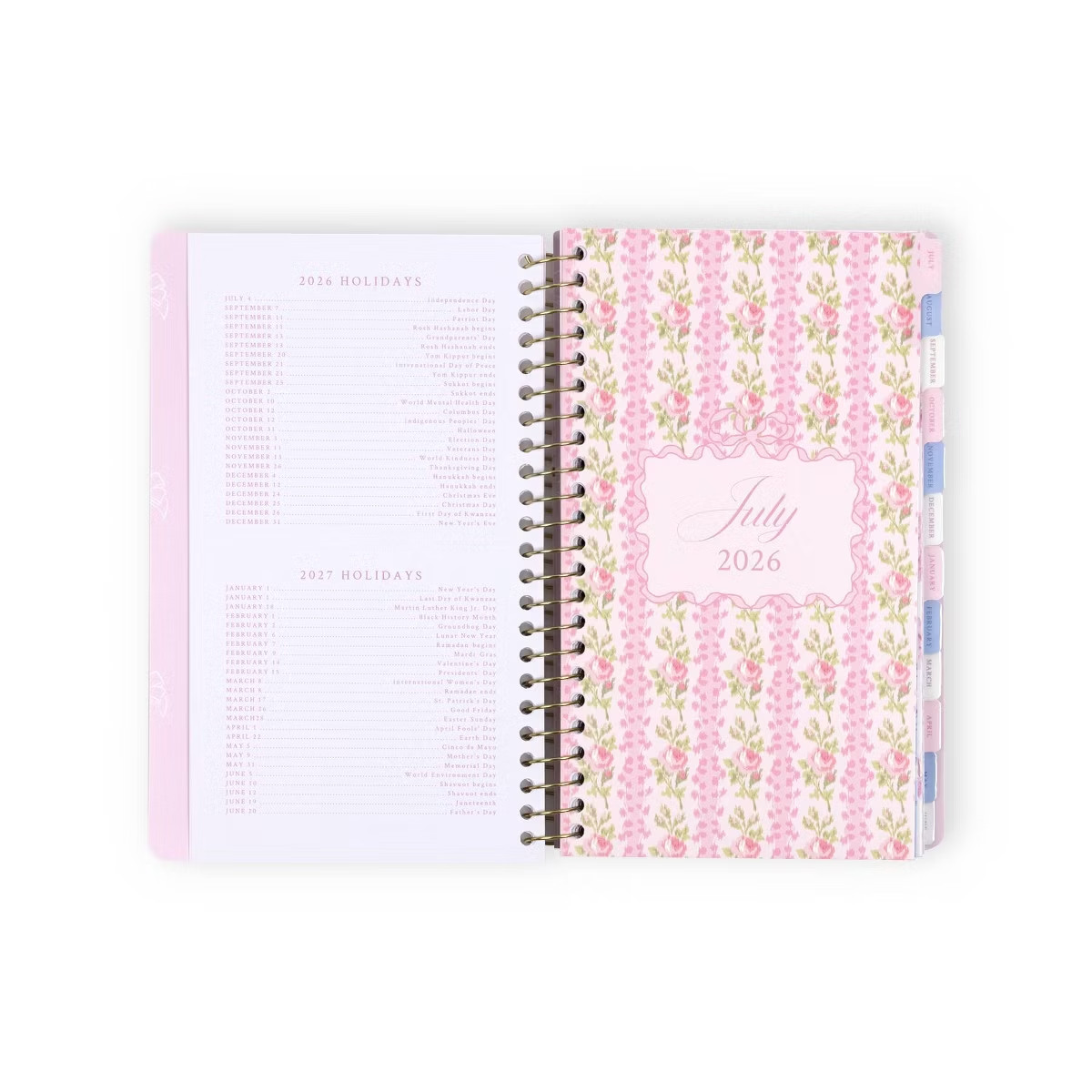 LoveShackFancy x Target Monthly and Weekly Planner 5″x 8″ Ballet Bloom