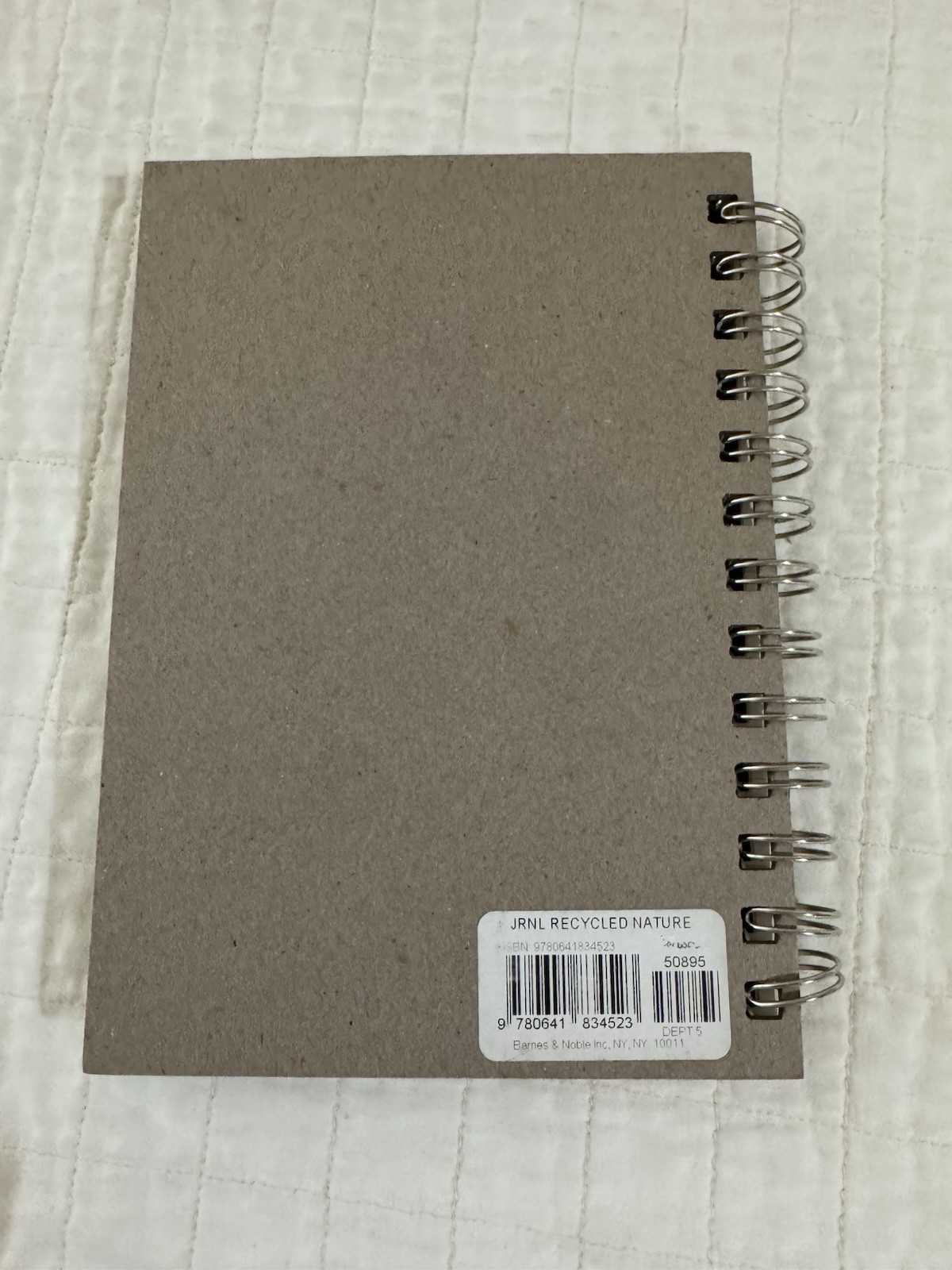 ecoJot Nature Floral Spiral Journal 100% Recycled Cardboard Cover Notebook