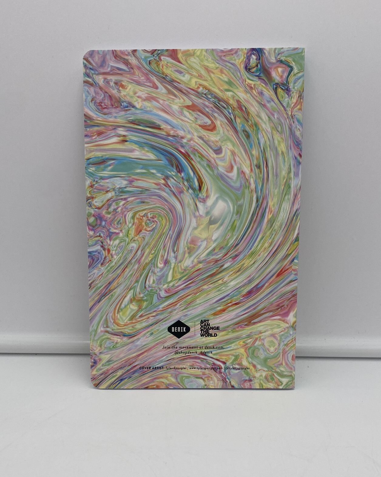 Denik Lay Flat Notebook “Ice Cream Swirl” Design 144 Lined Pages 5.25×8.25 NEW!