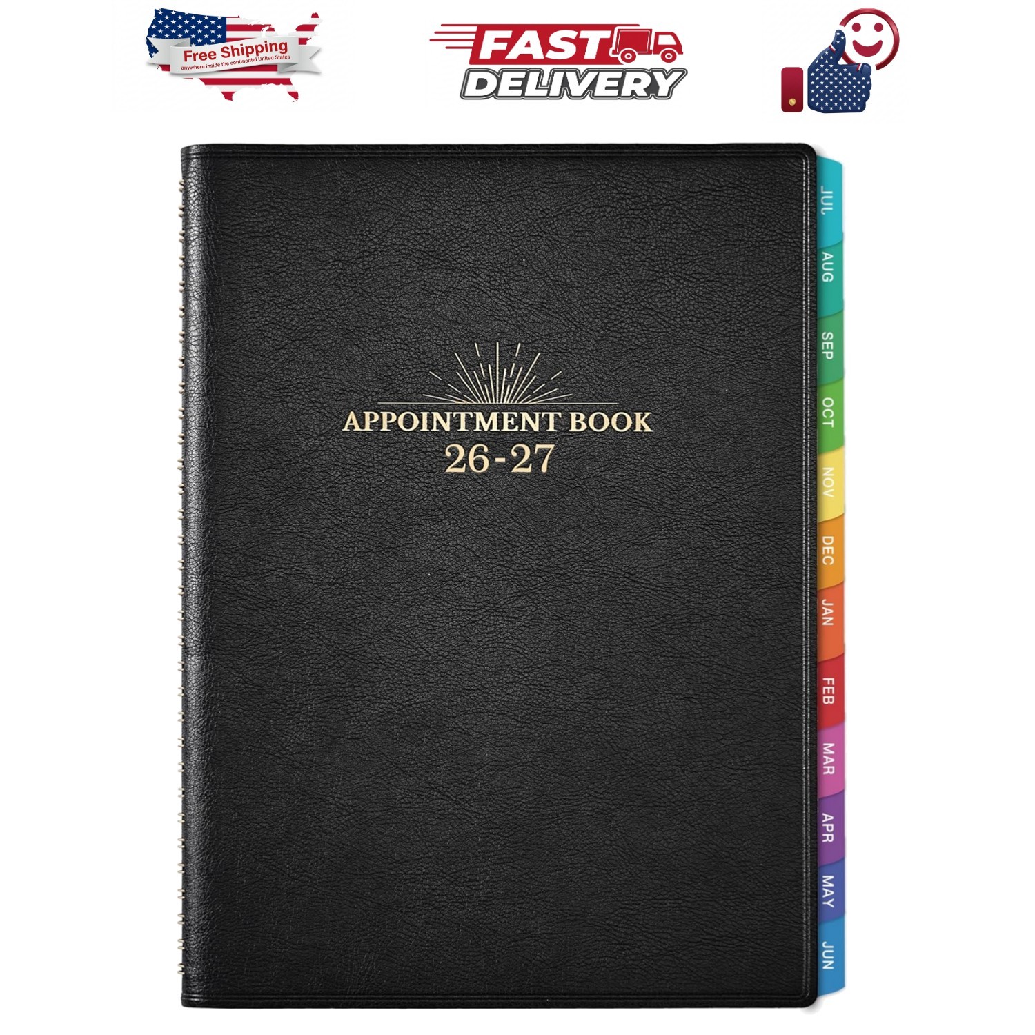 Appointment Book & Planner 2026-2027 – Daily Hourly Planner 2026-2027, 8.5″ x…