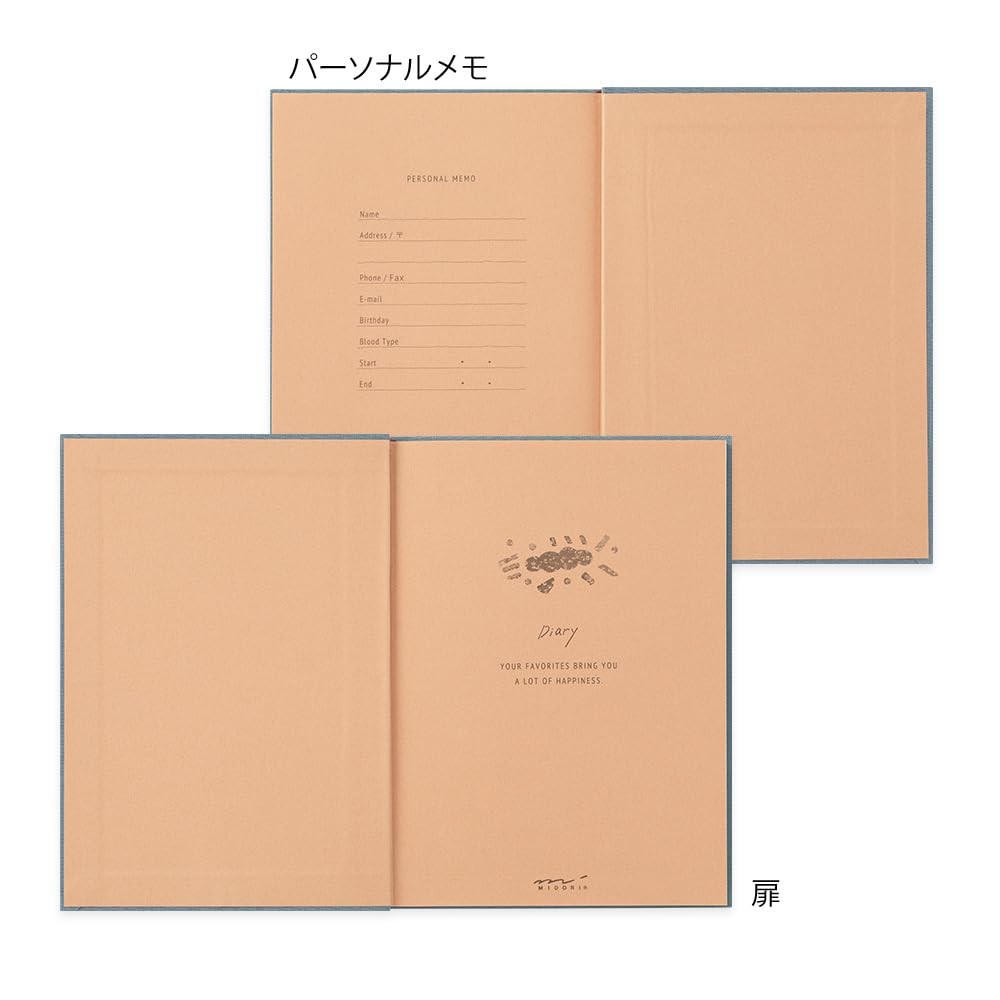 MIDORI diary soft outing pattern 12705006
