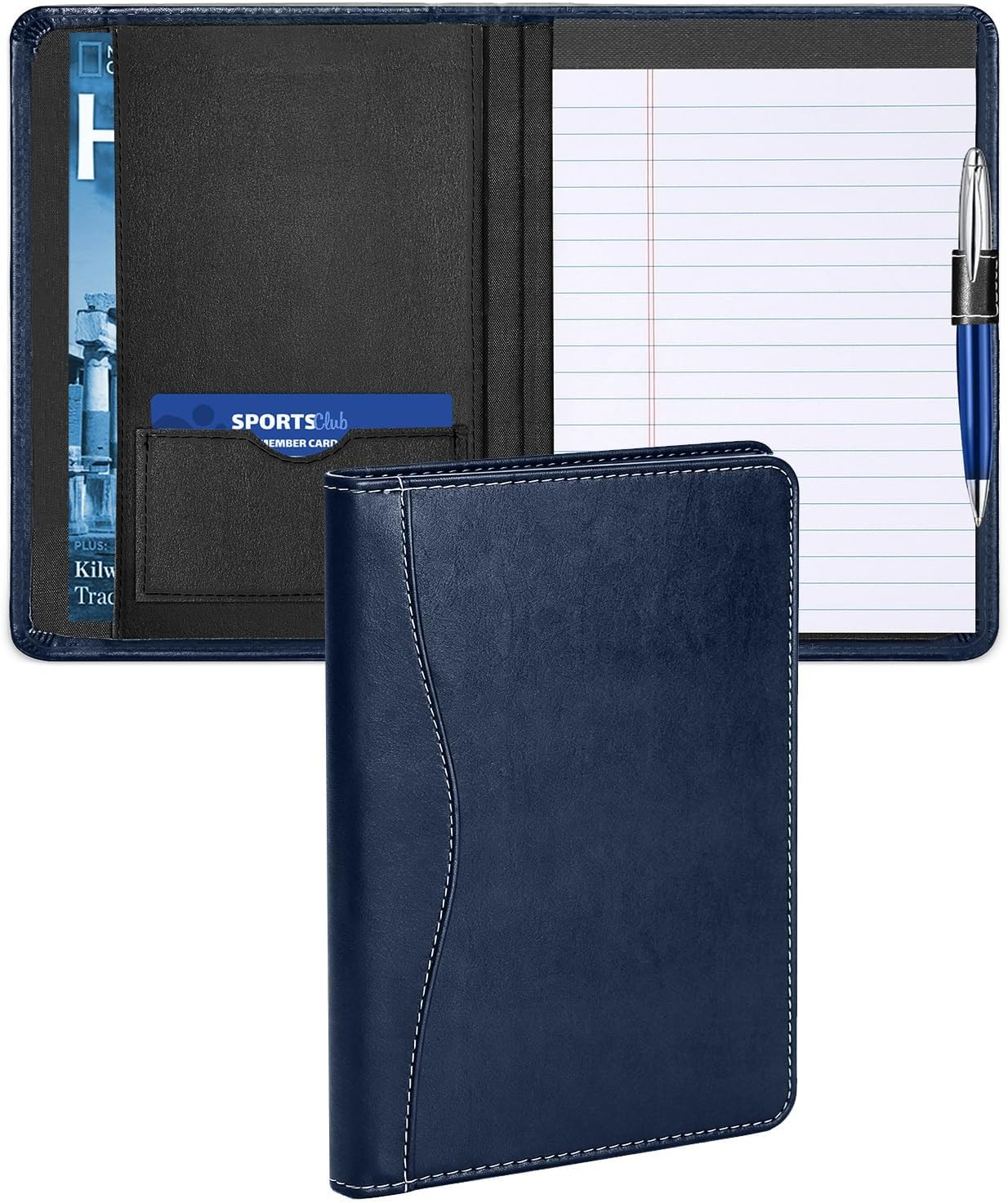 Padfolio/Portfolio Binder, Mini Padfolio Portfolio Binder 5 x 8 Legal Writing…