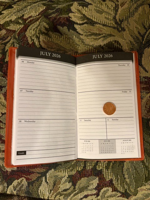 1/2 off ! NEW 2026 Weekly Planner 6.5 X 3.5 LARGE writing blocks Pocket calendar