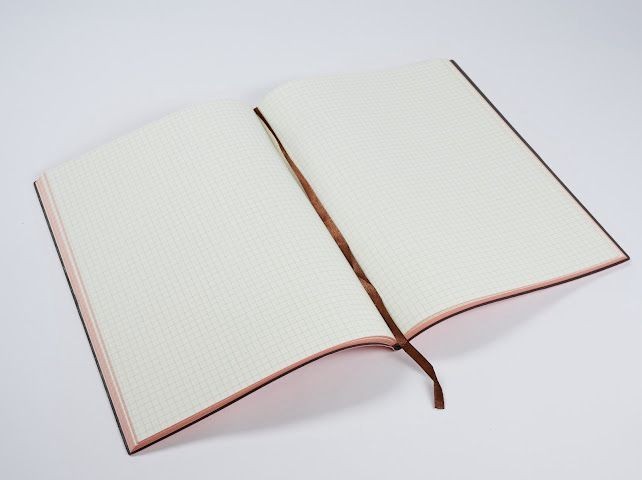 Ancora ROSE BLUSH Luxury ITALIAN Leather set of 3 Notebooks ( A6, A5, A4)