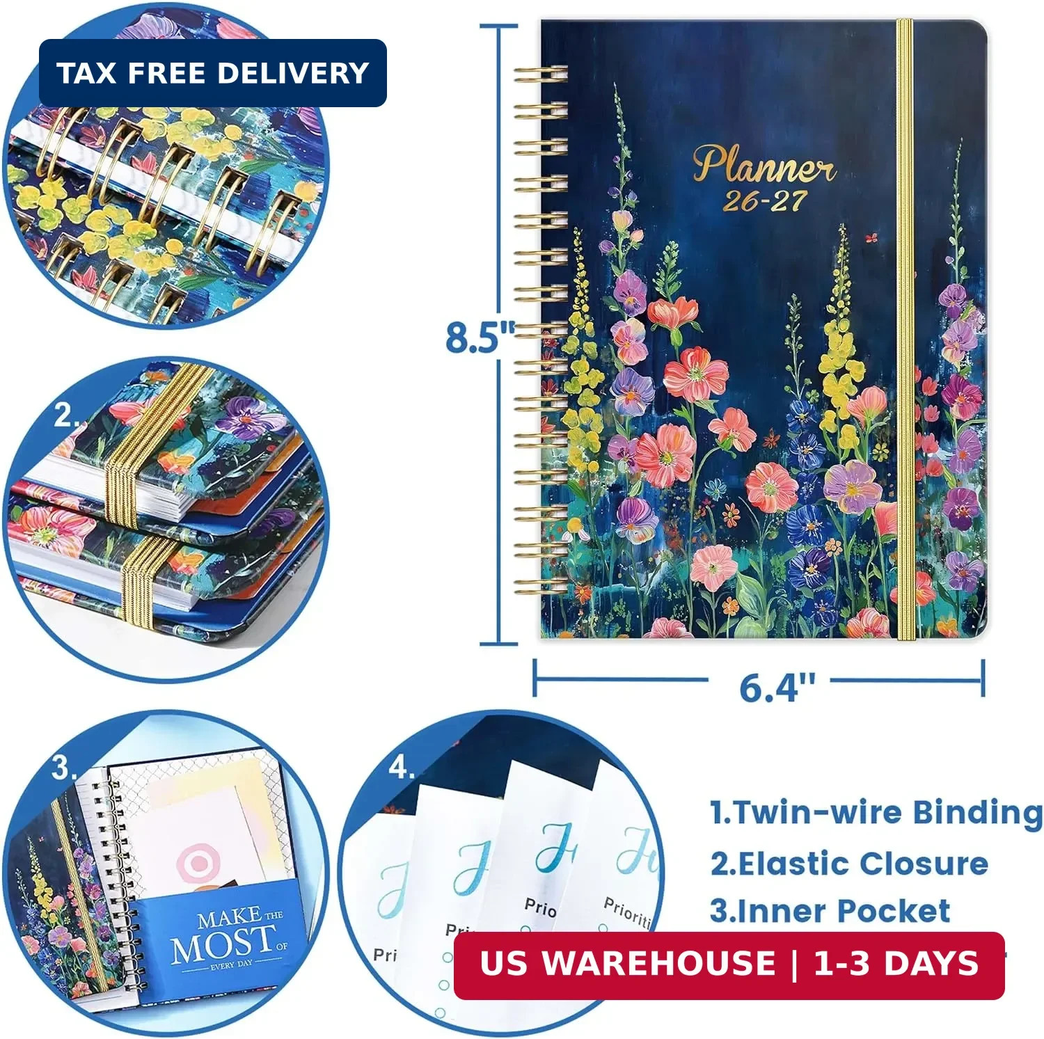 Planner 2026-2027 – 2026-2027 Planner Weekly and Monthly from July 2026 to June