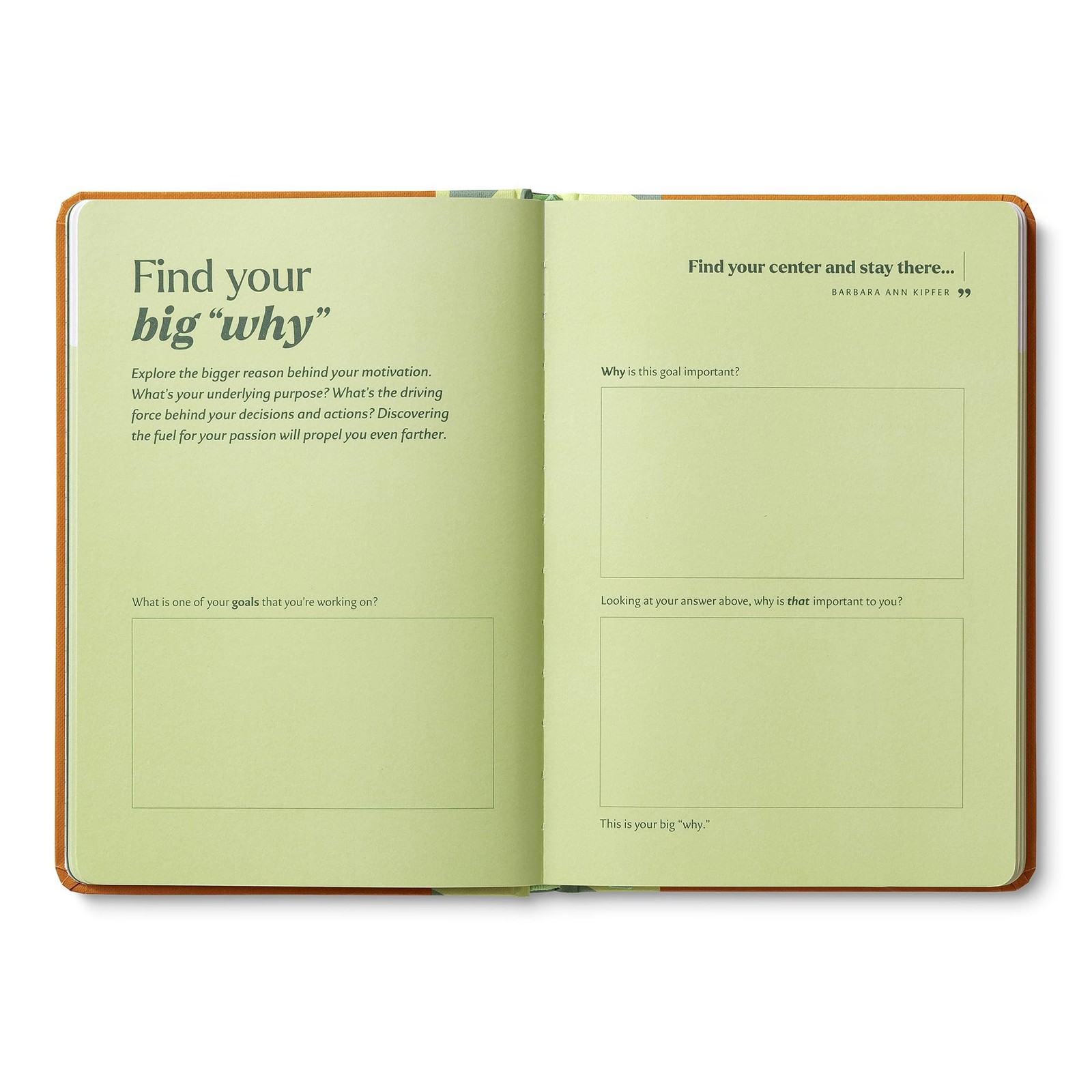 Compendium – Wellness Every Day Guided Journal: A Daily Orange