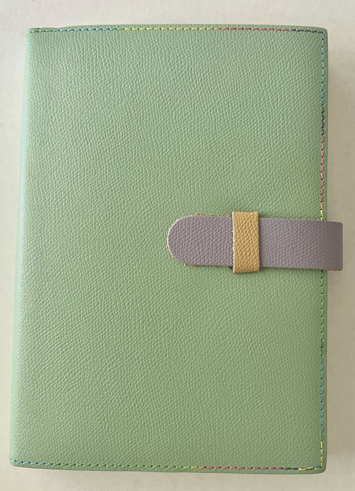 Italian Leather Journal Aqua with Belt Closure, NEW!