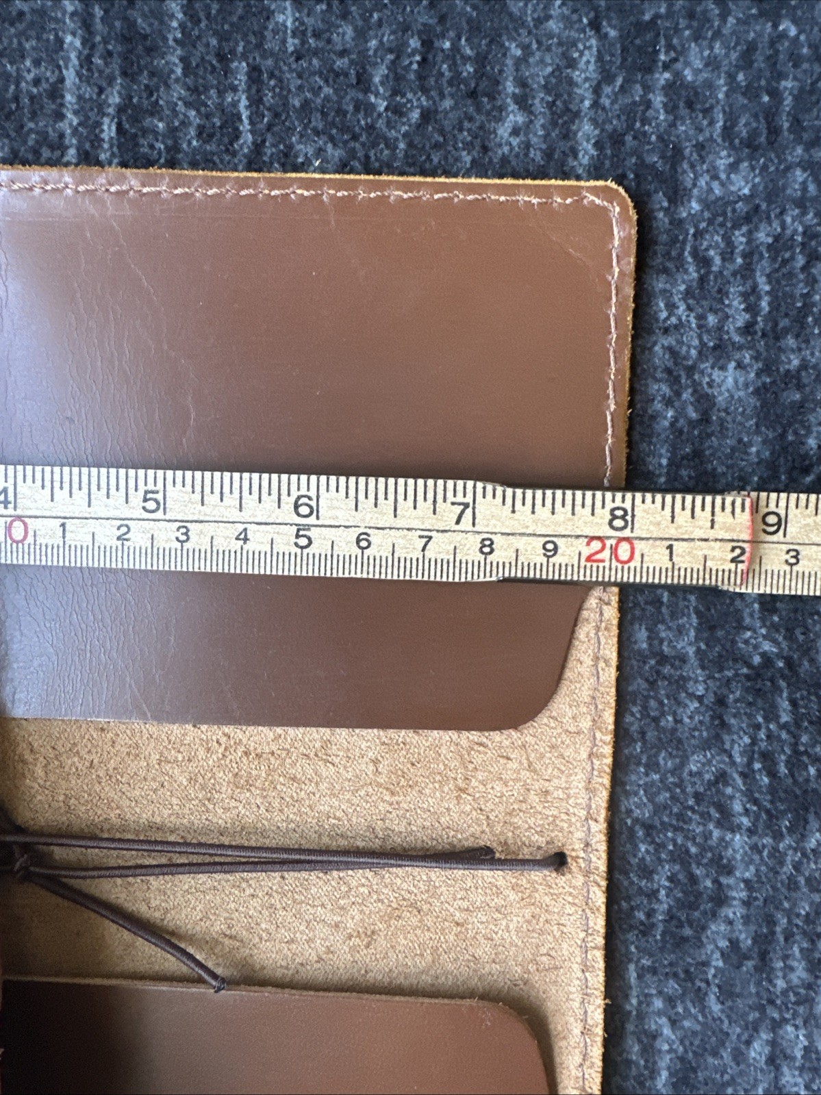CHIC SPARROW B6 Slim Leather Cascade Folio Traveler Notebook Brown *READ*