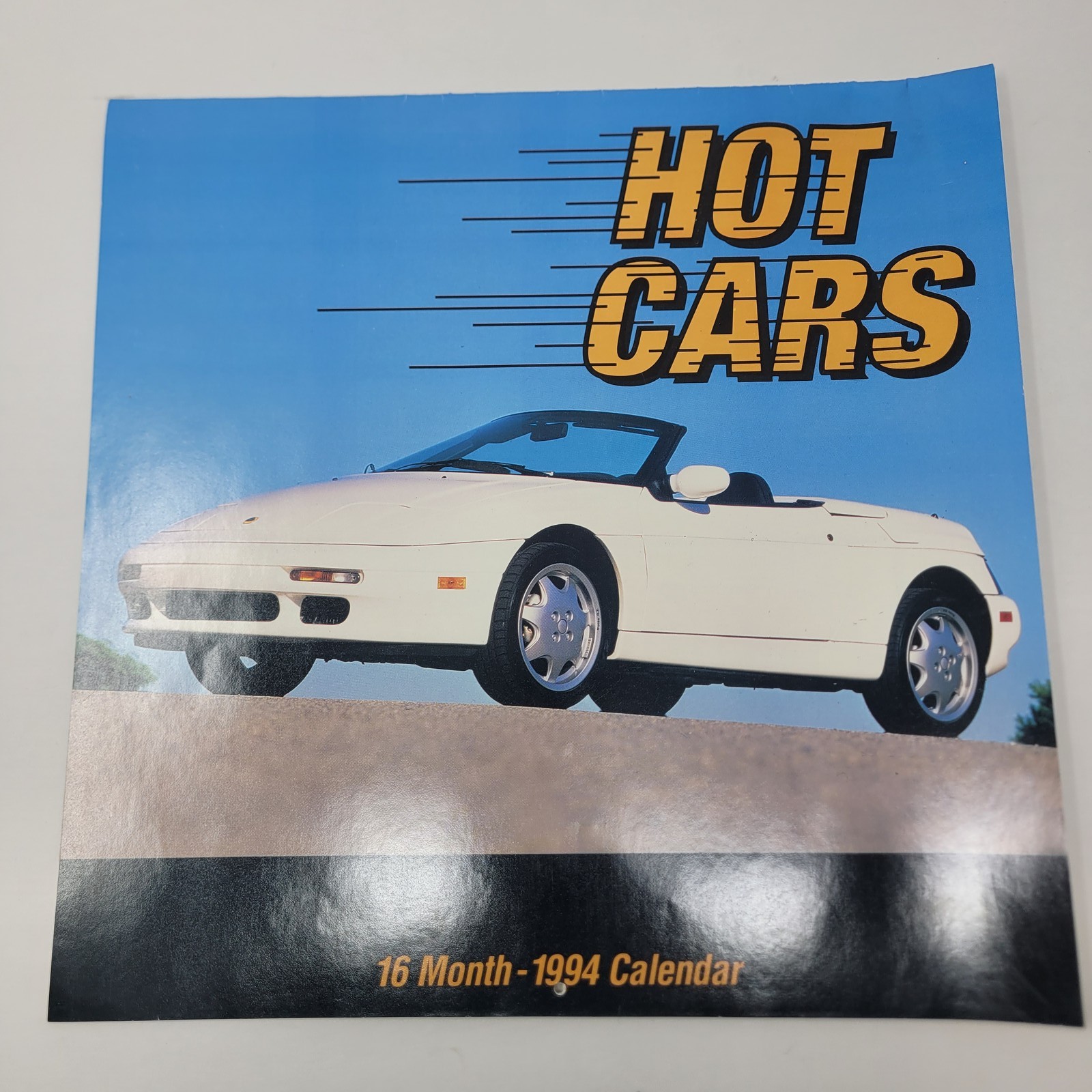Vintage 1994 Hot Cars 16-Month Wall Calendar Renaissance Star Sports Car
